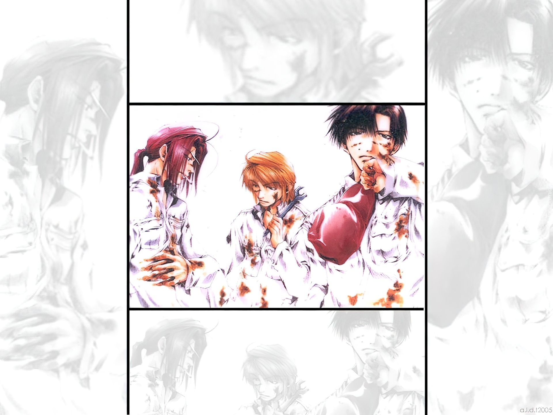 Saiyuki, rany, ludzie