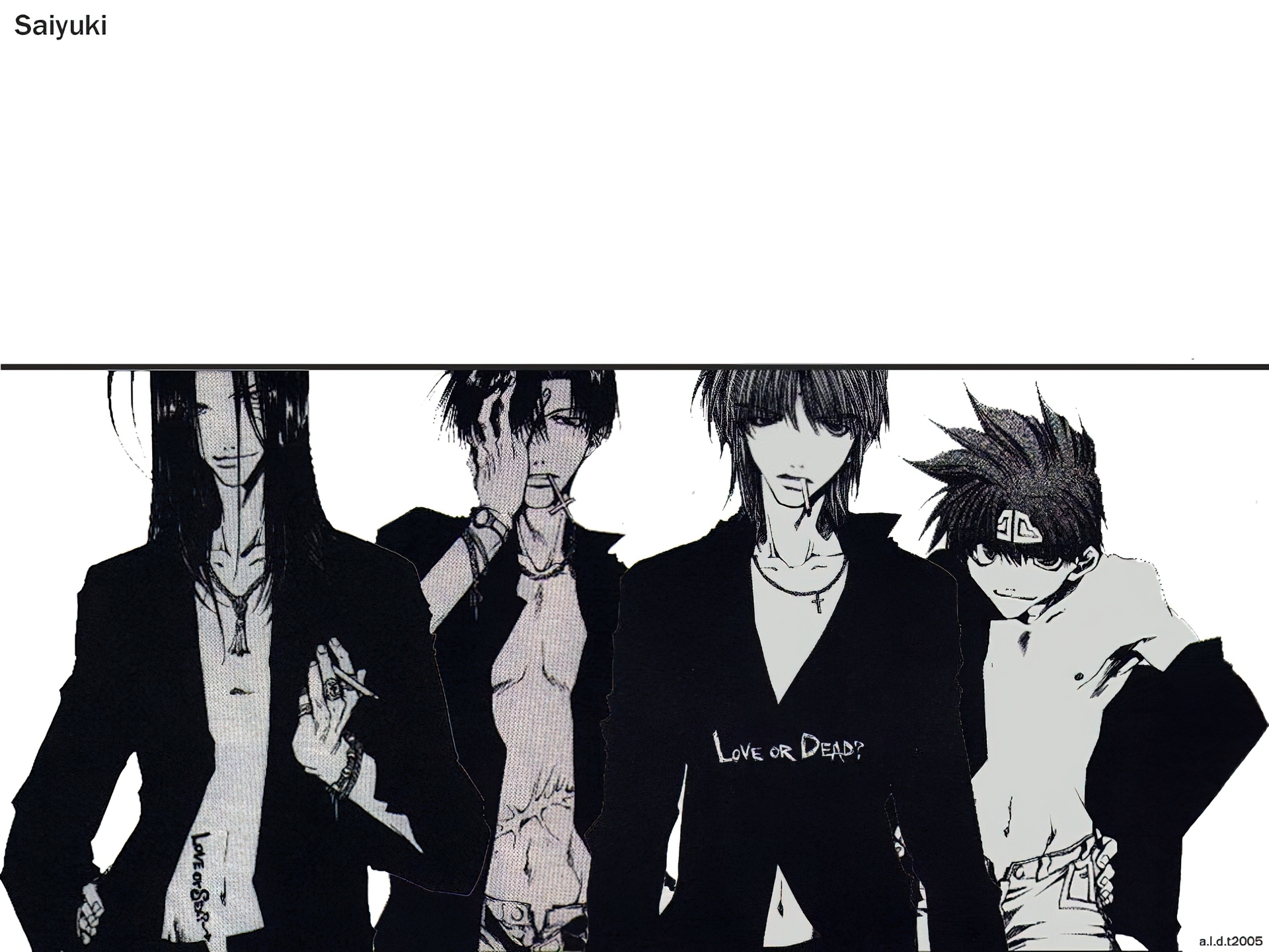 Saiyuki, love, dead, ludzie