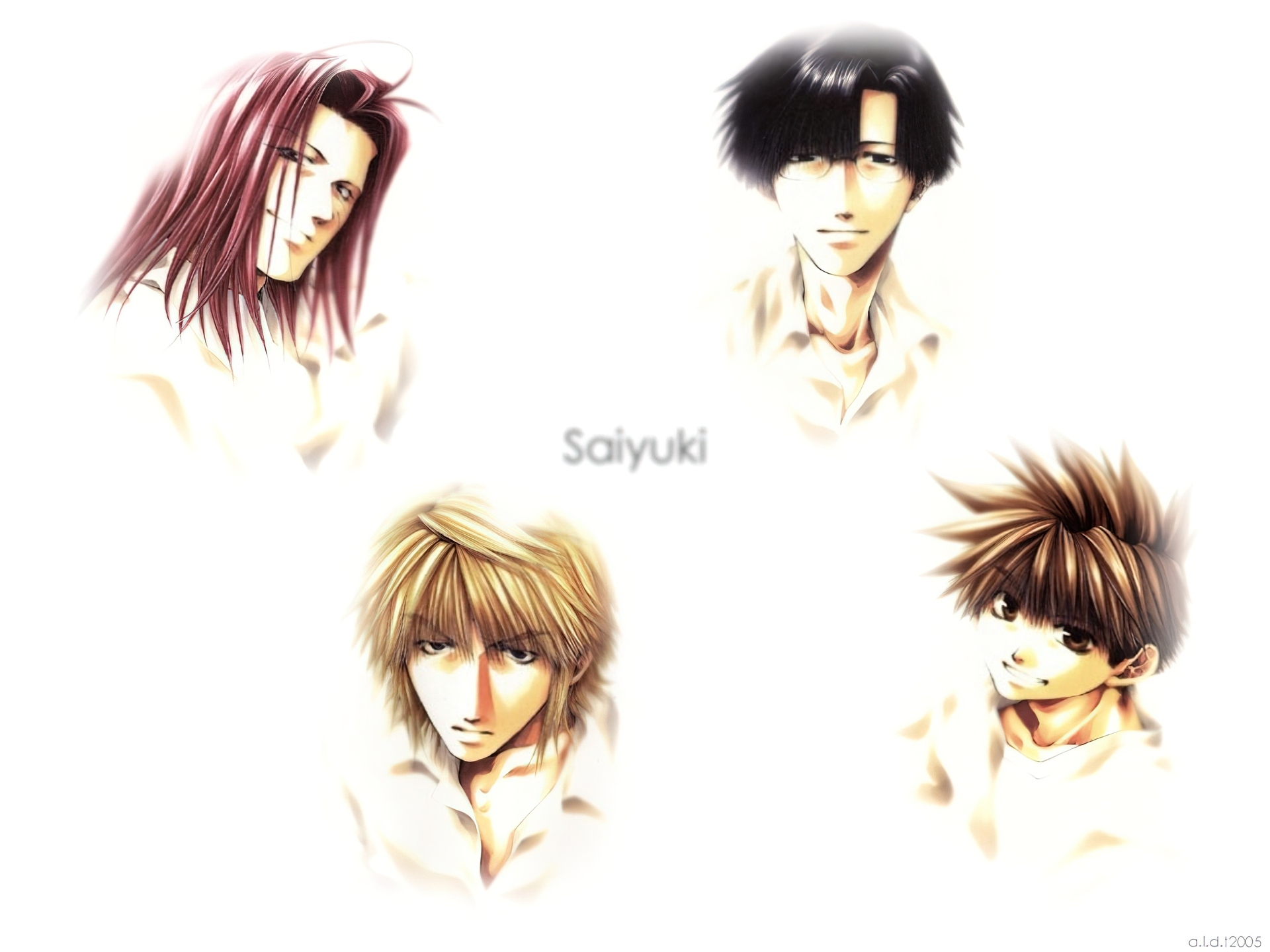 Saiyuki, ludzie, twarze