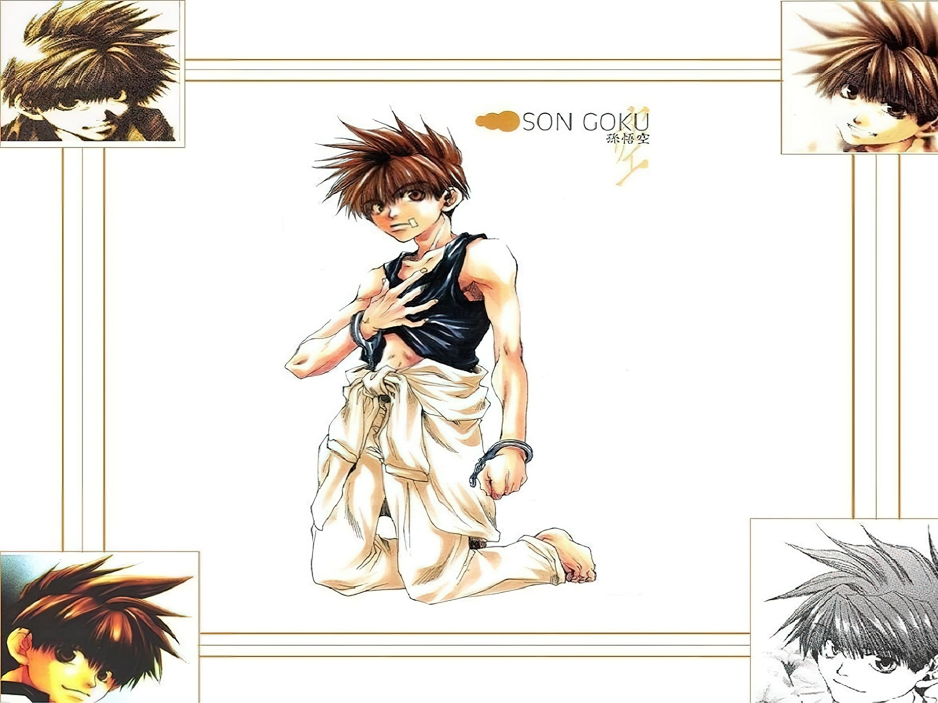 Saiyuki, son, goku, facet