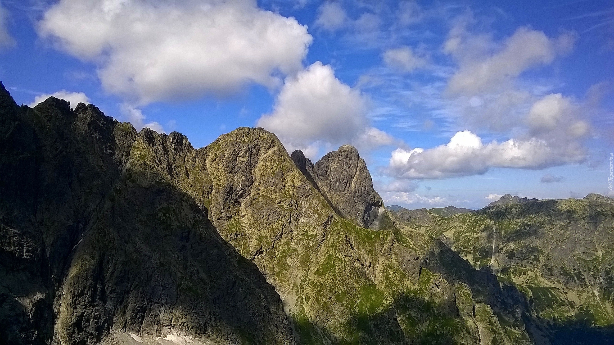 Góry, Chmury, Niebo, Tatry