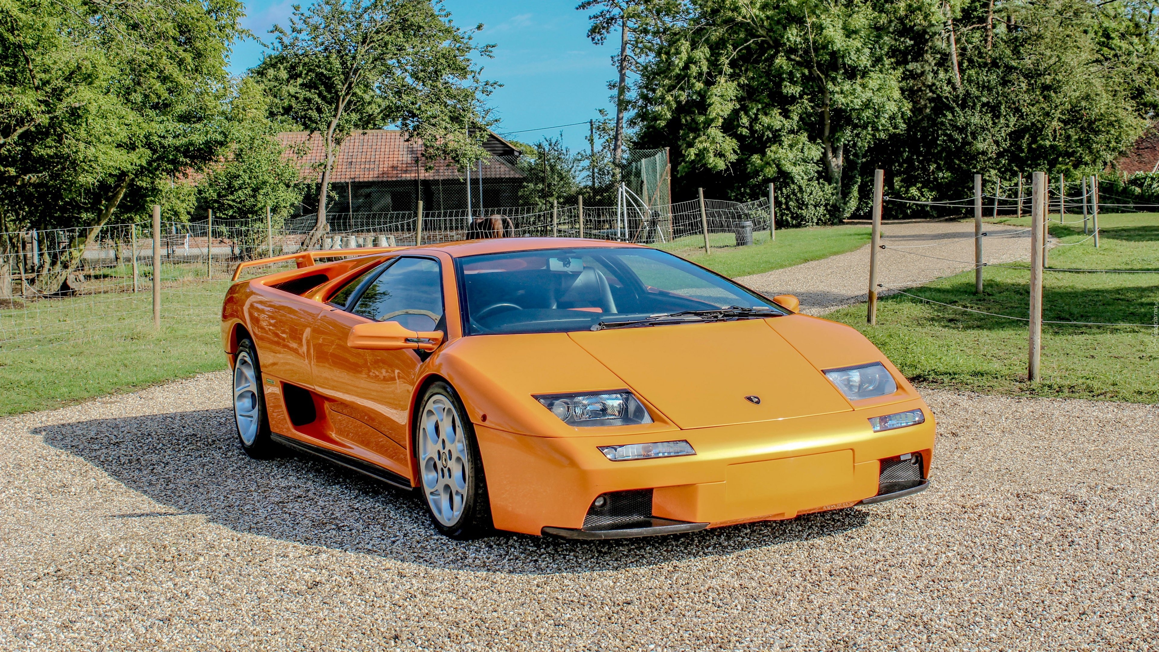 Pomarańczowe, Lamborghini, Diablo