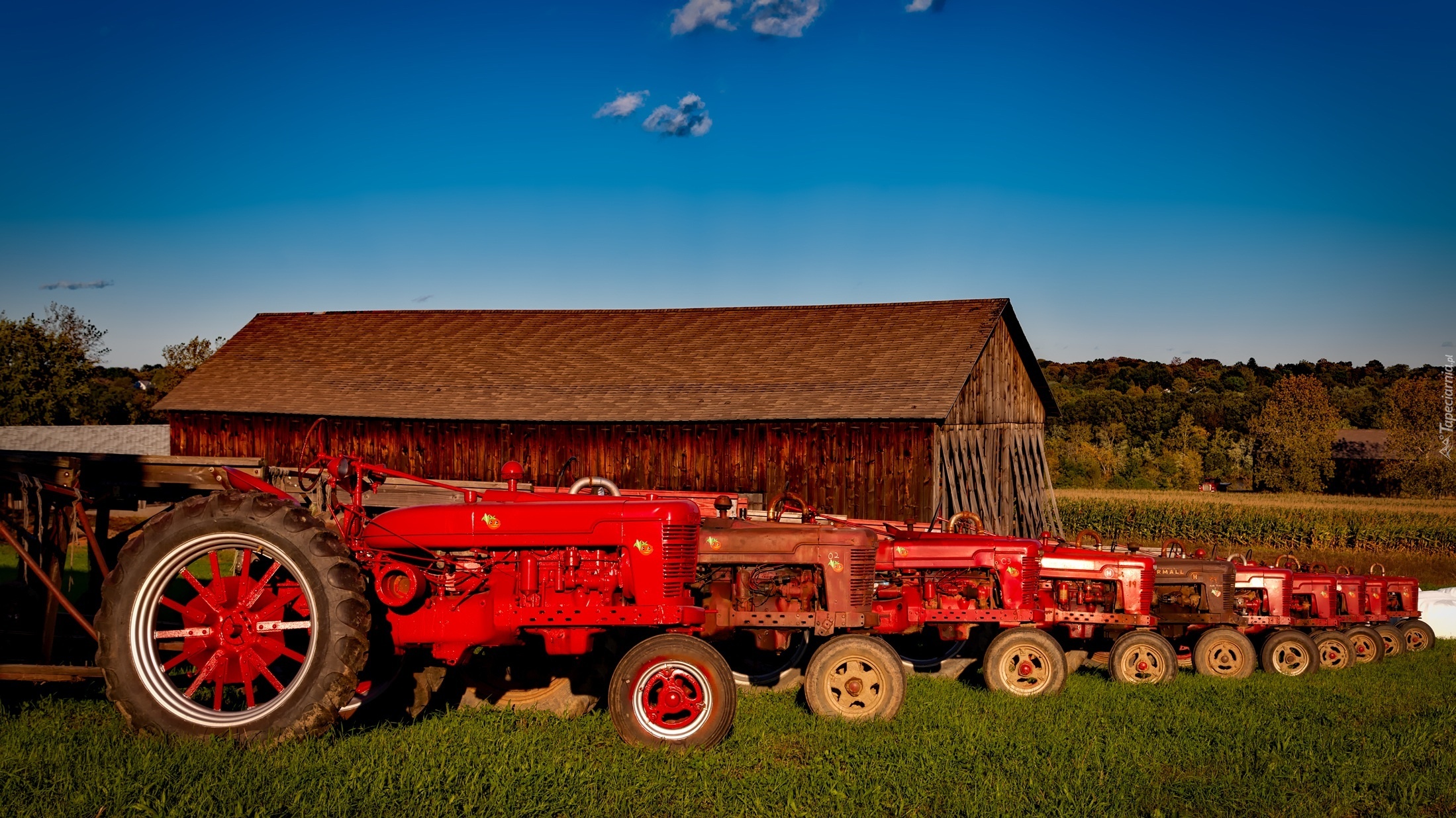 Farma, Traktor, Stodoła