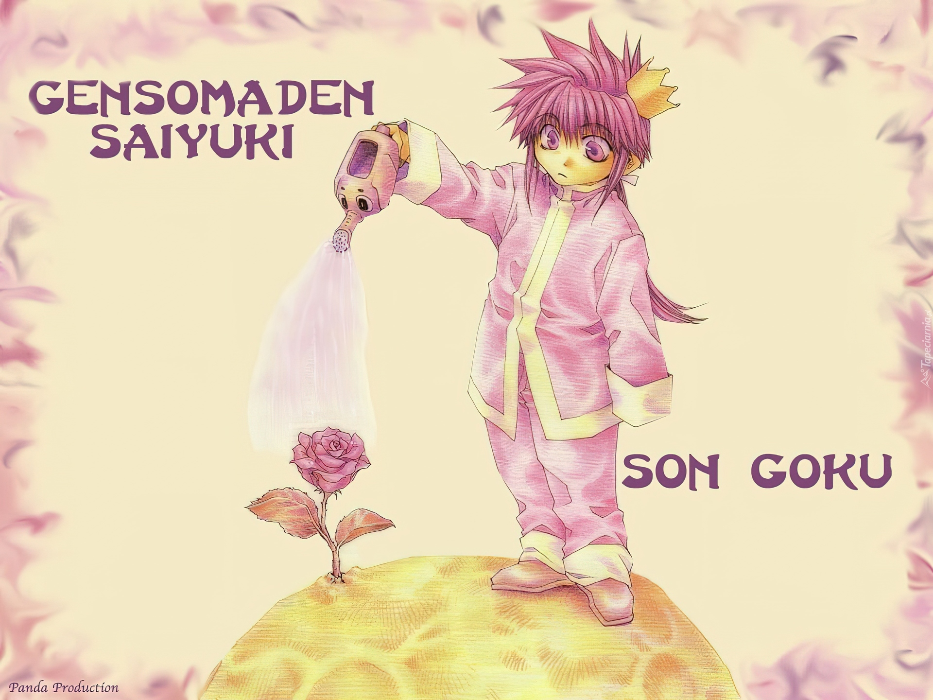 Saiyuki, son, goku, kwiat