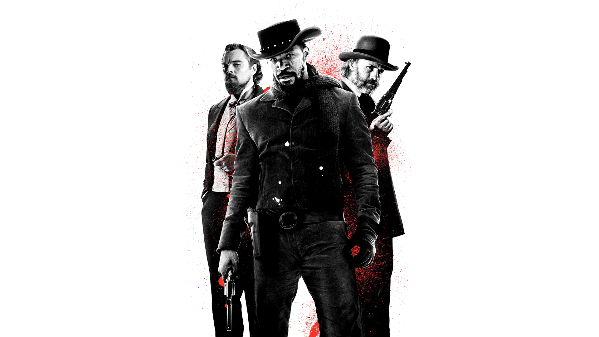 Django Unchained, Jamie Foxx, Christoph Waltz, Leonardo DiCaprio, Pistolet, Western