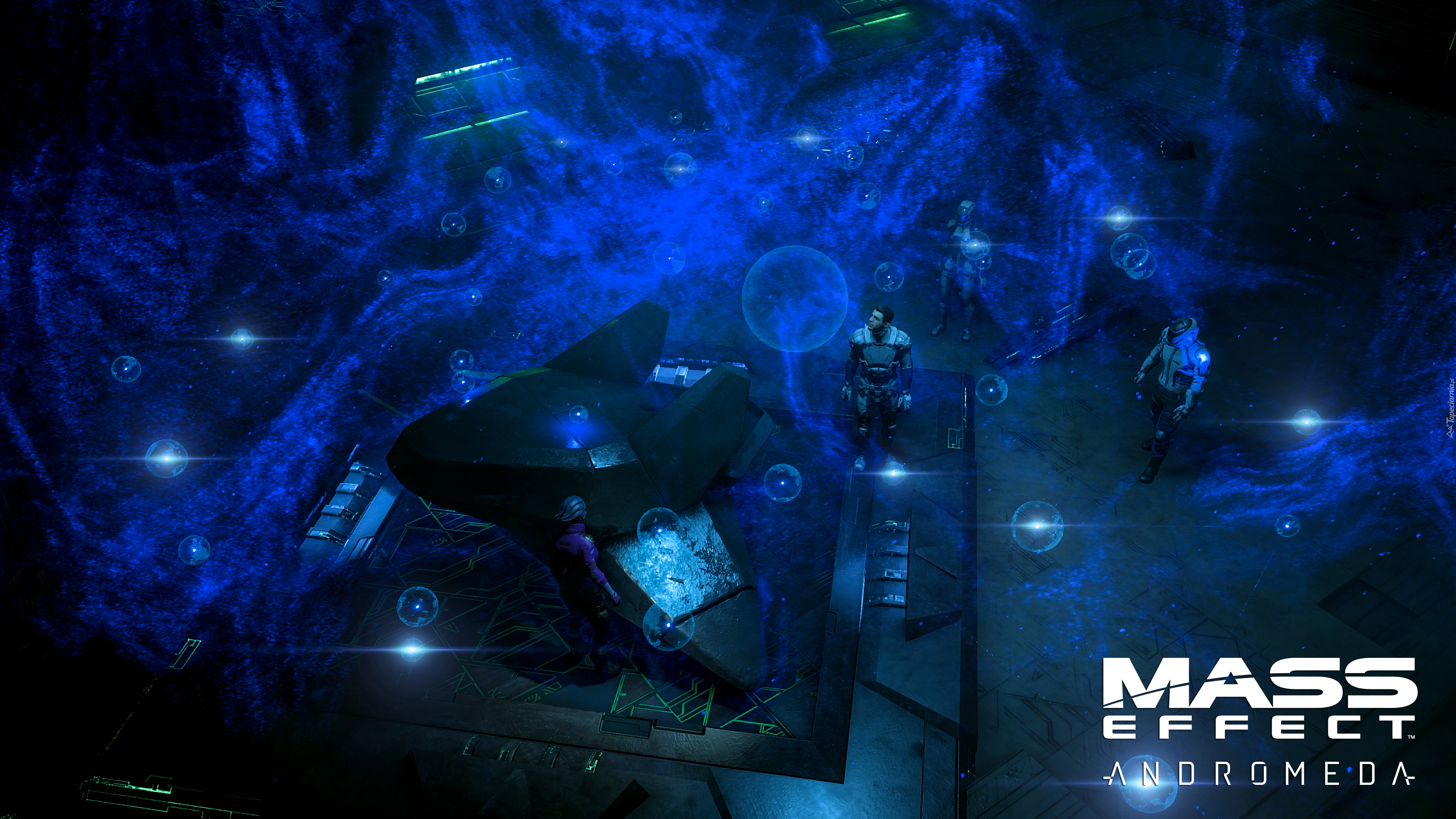 Mass Effect: Andromeda, Człowiek, Asari, Mapa, Kosmos, Technologia