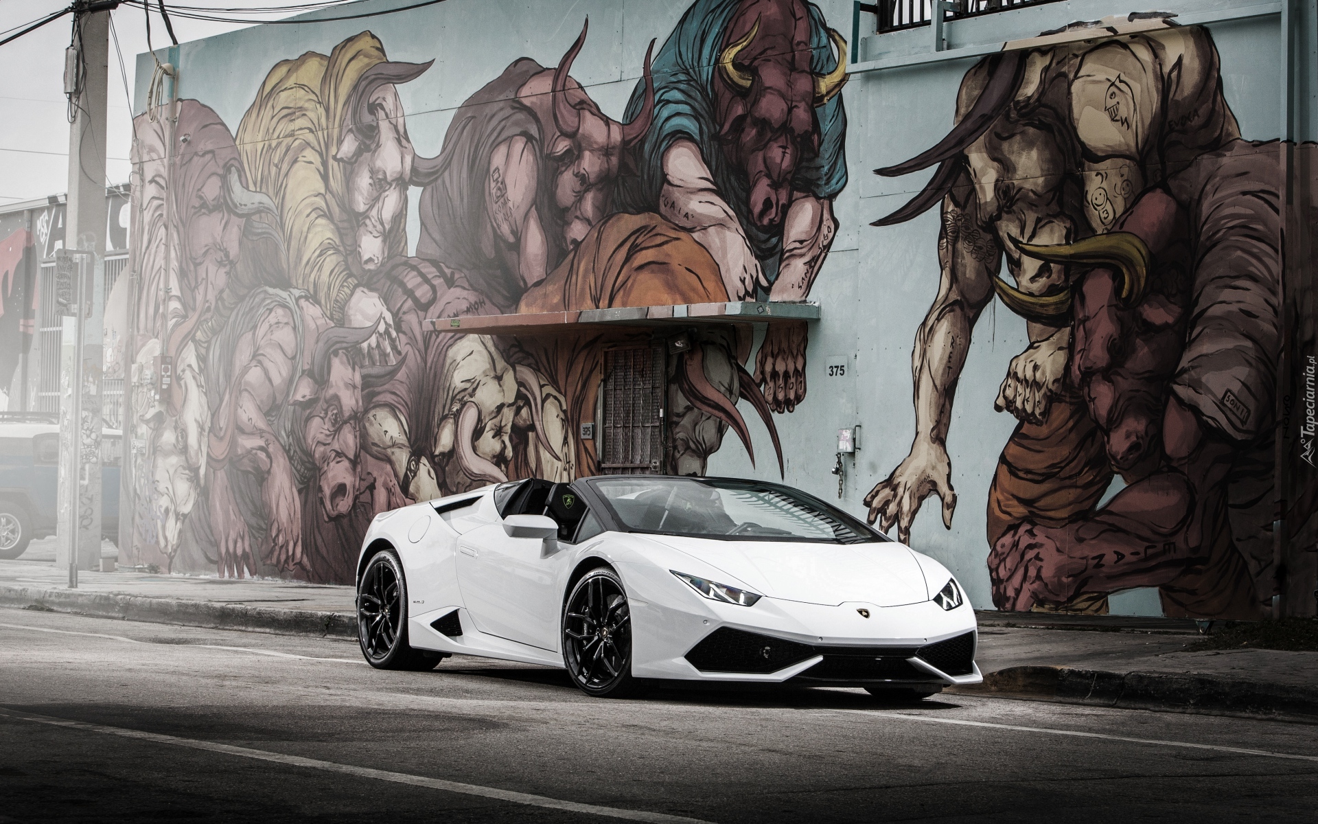 Samochód, Lamborghini, Graffiti