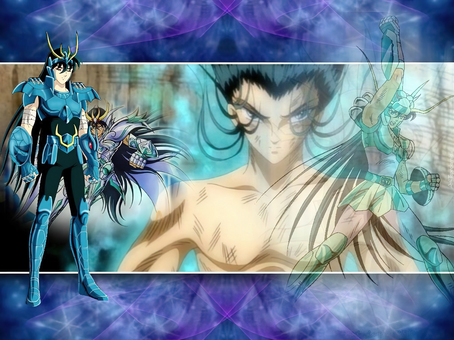 Saint Seiya, ludzie, zbroja