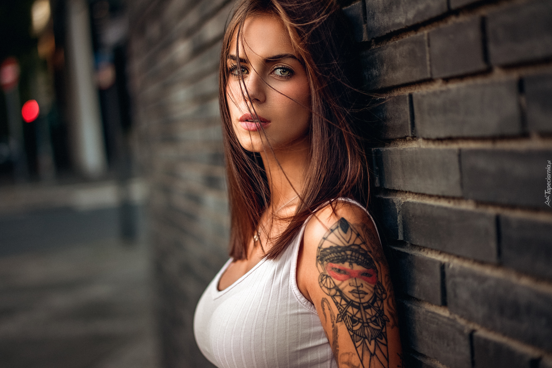 Kobieta, Twarz, Tatuaż