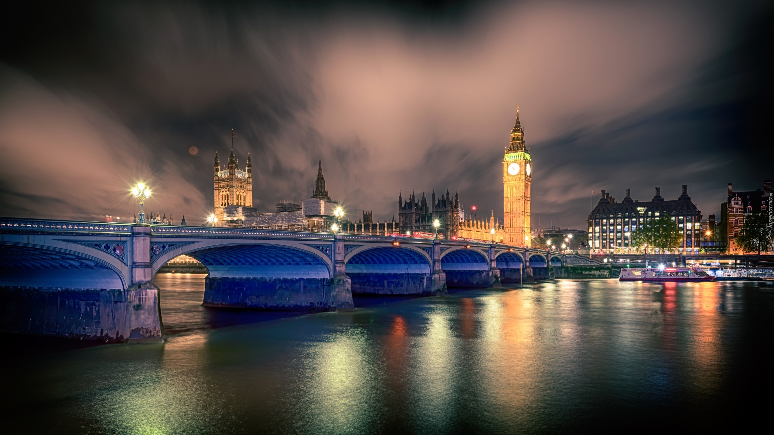 Wielka Brytania, Europa, Londyn, Big Ben, Tamiza, Anglia