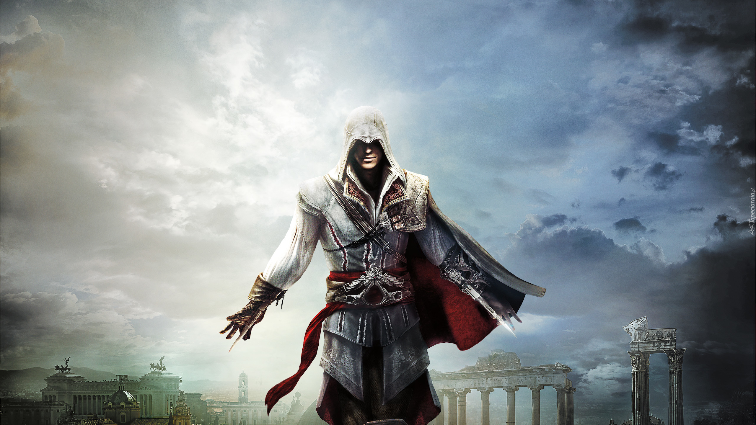 Assassins Creed, Ezio, Ukryte Ostrze, Niebo, Rzym