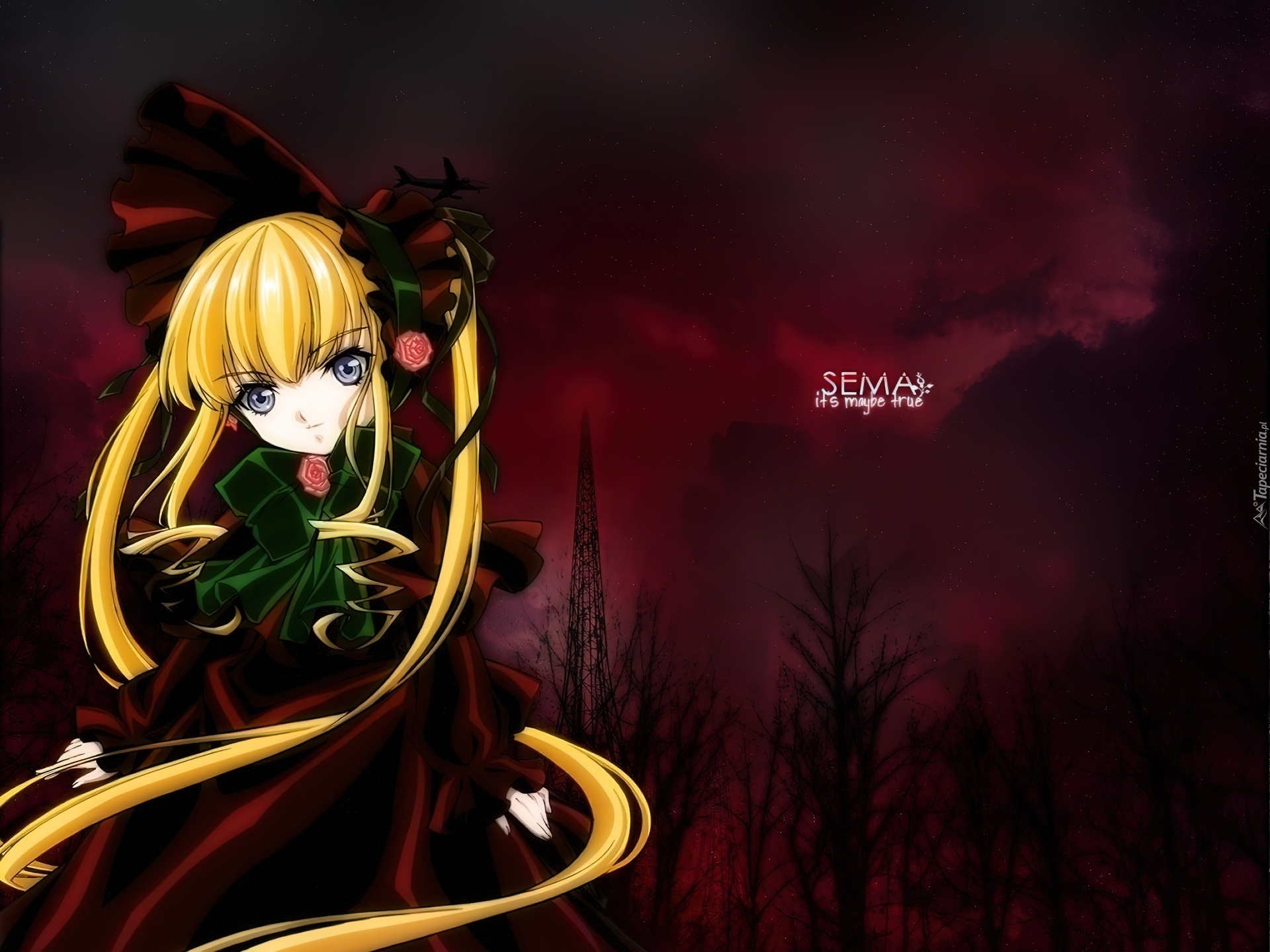 Rozen Maiden, strach, las, kobieta