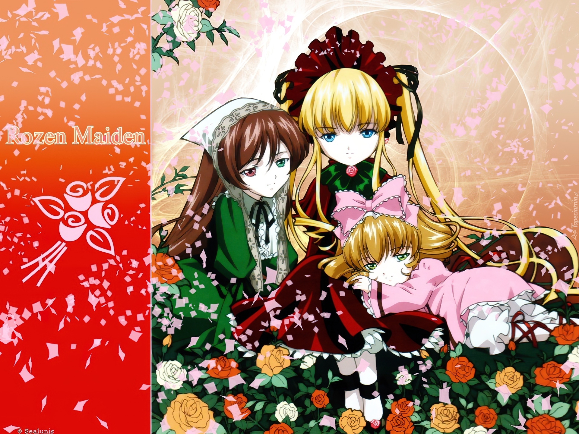 kwiaty, kobiety, Rozen Maiden