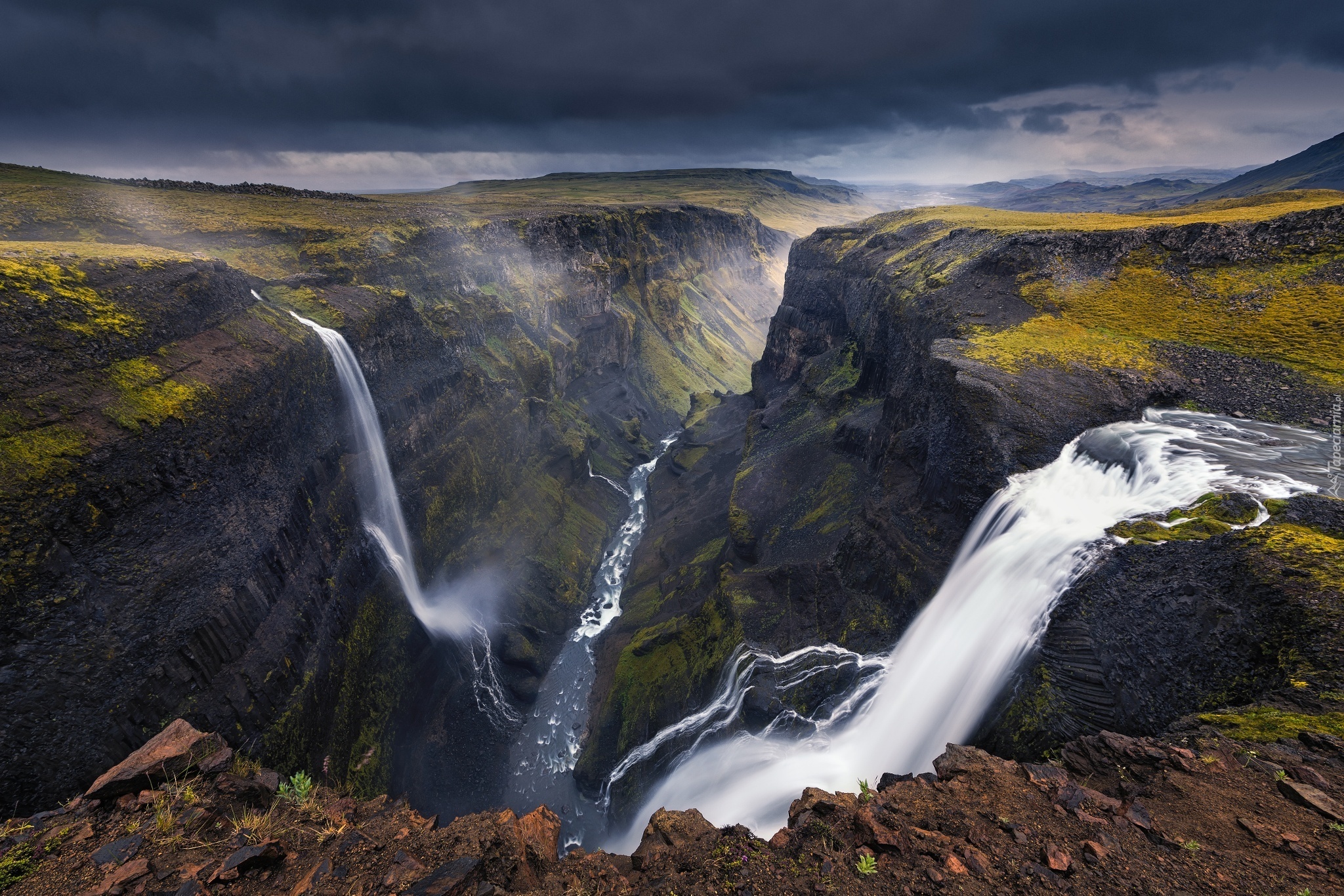 Islandia, Rzeka, Wodospady