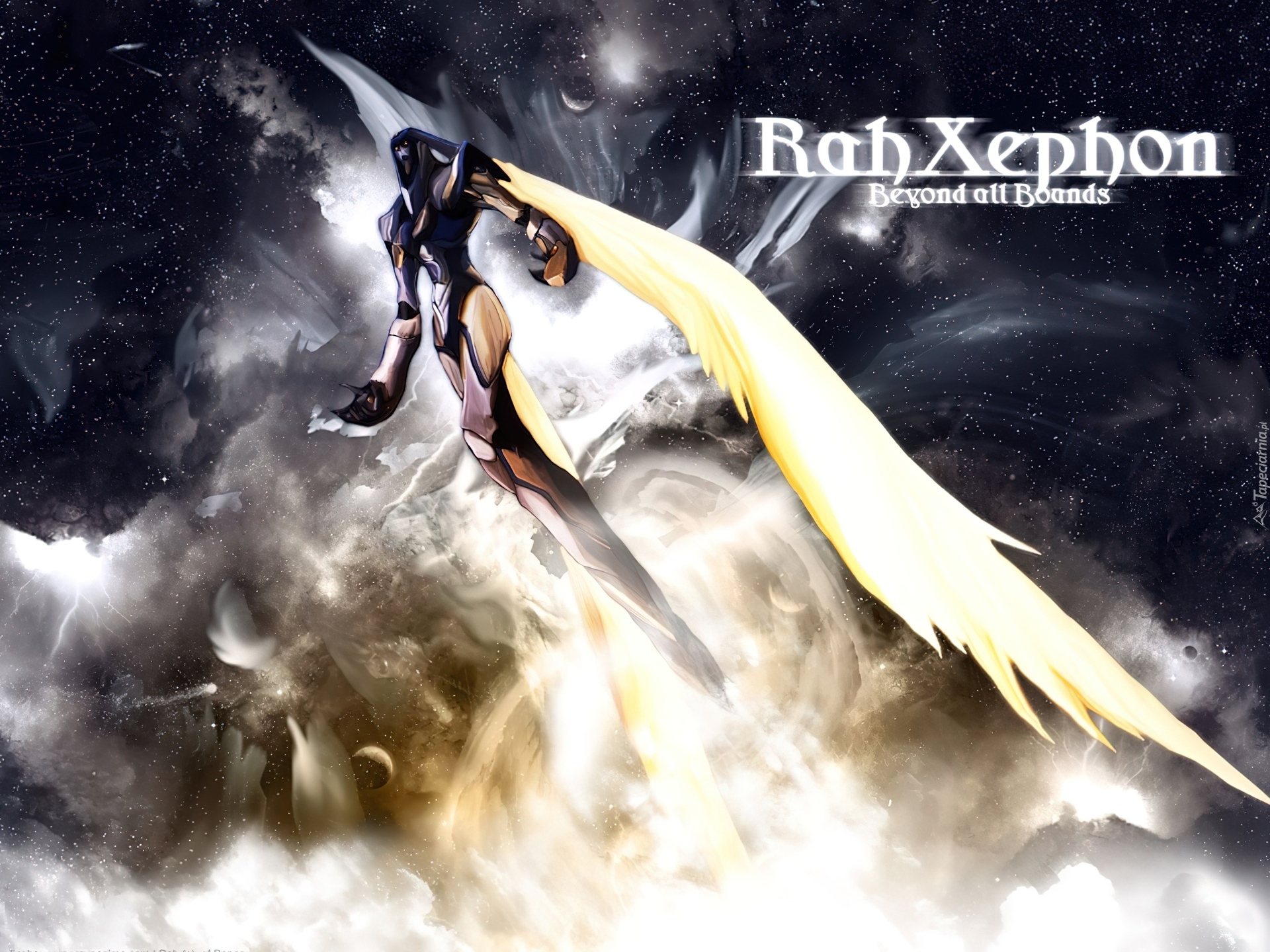 Rahxephon, postać, kosmos, skrzydła, lot