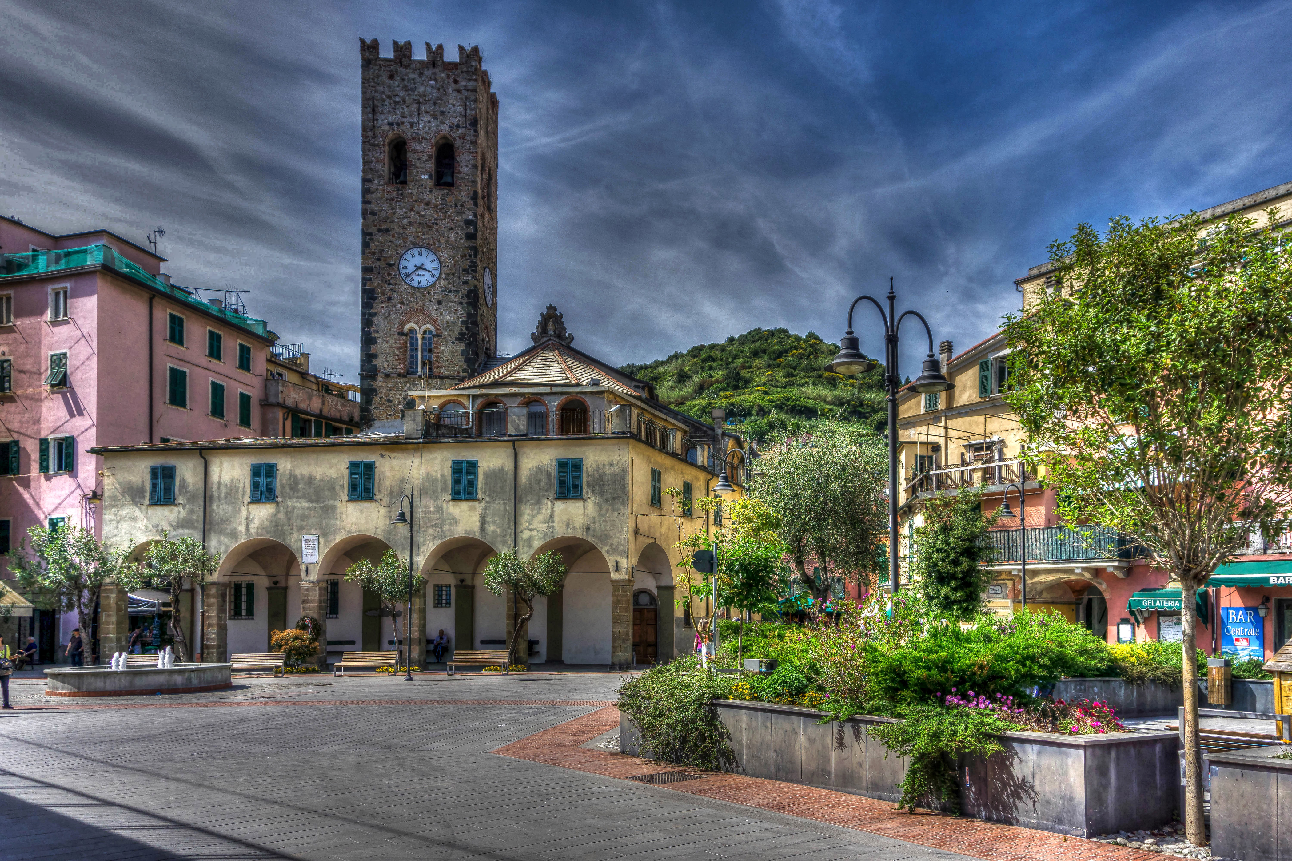 Monterosso, Włochy, HDR, Dom