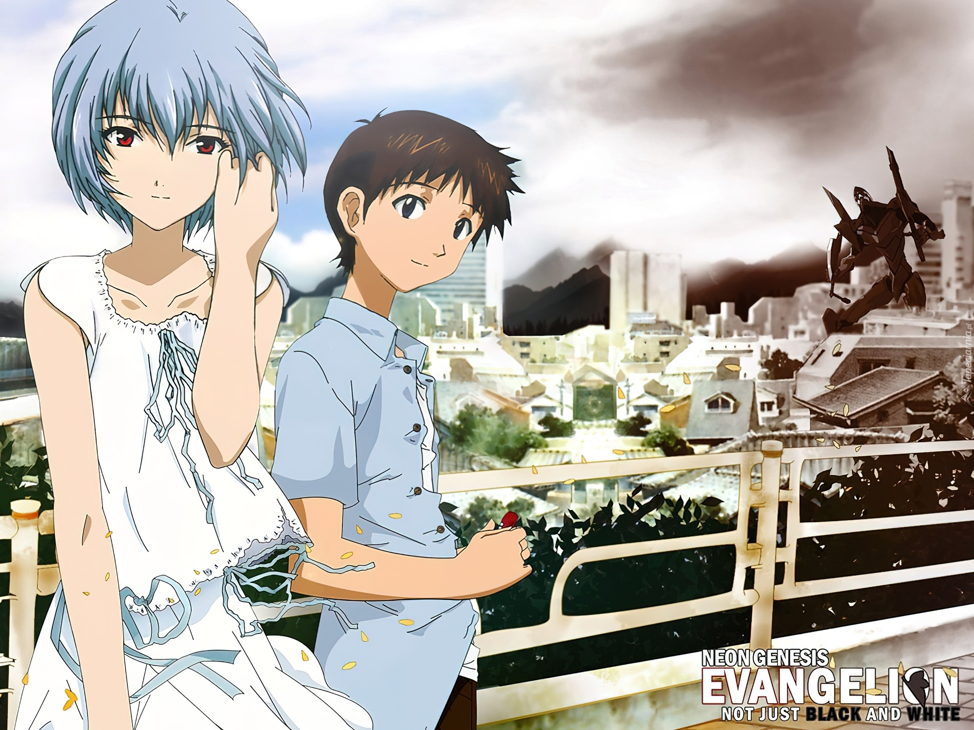 Neon Genesis Evangelion, miasto, ludzie