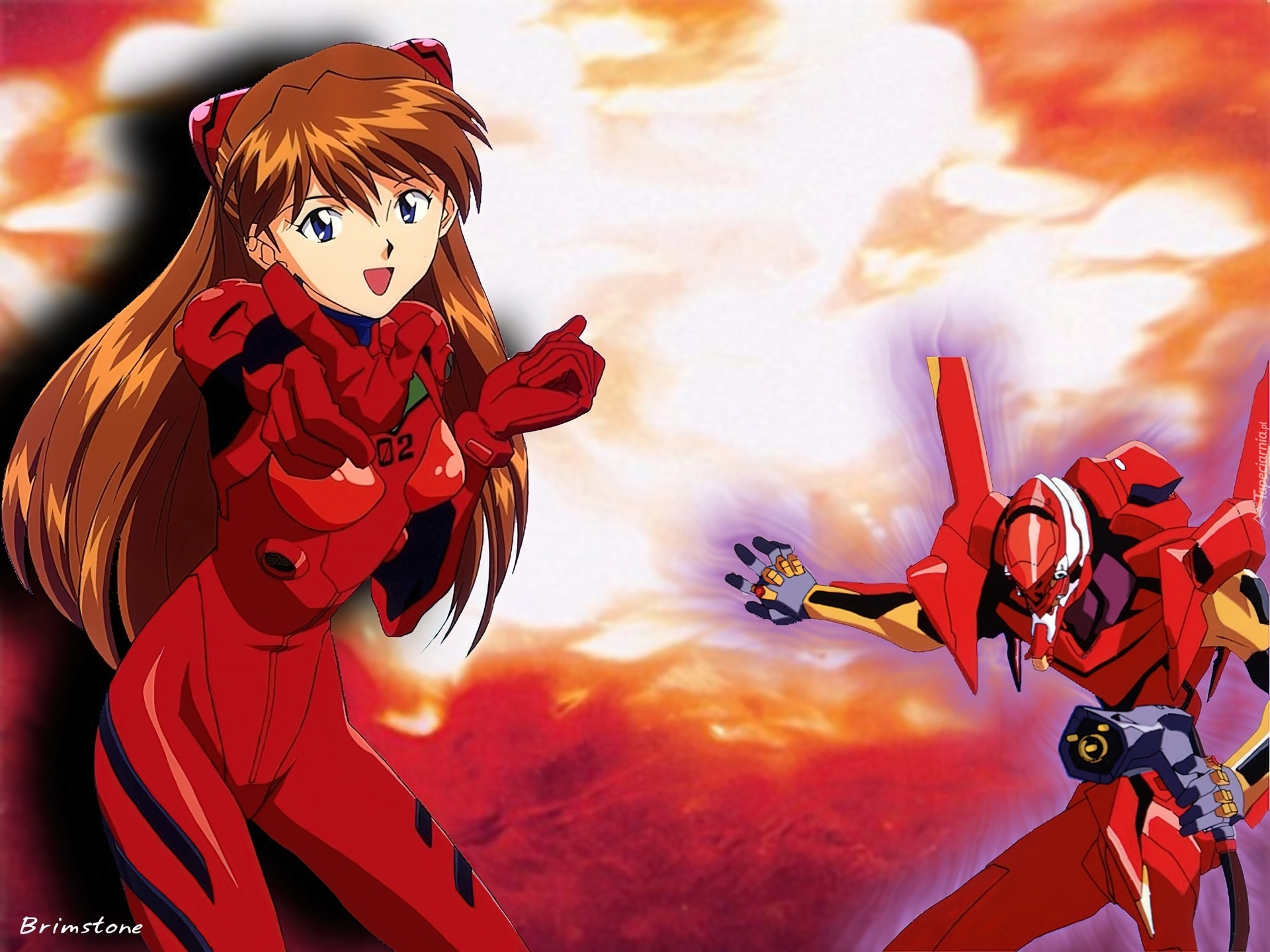 Neon Genesis Evangelion, kobieta, robot