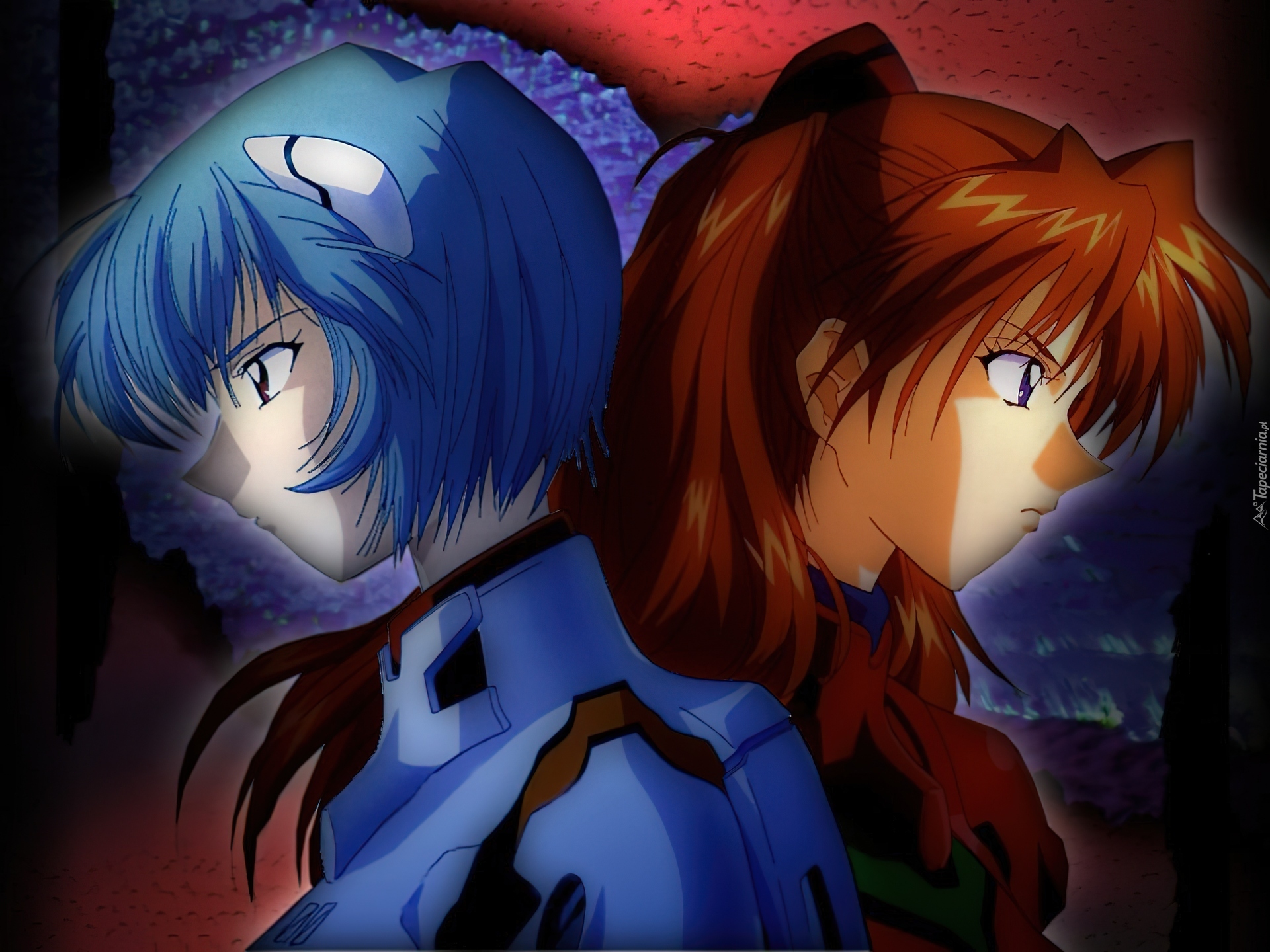 Neon Genesis Evangelion, twarze, oczy