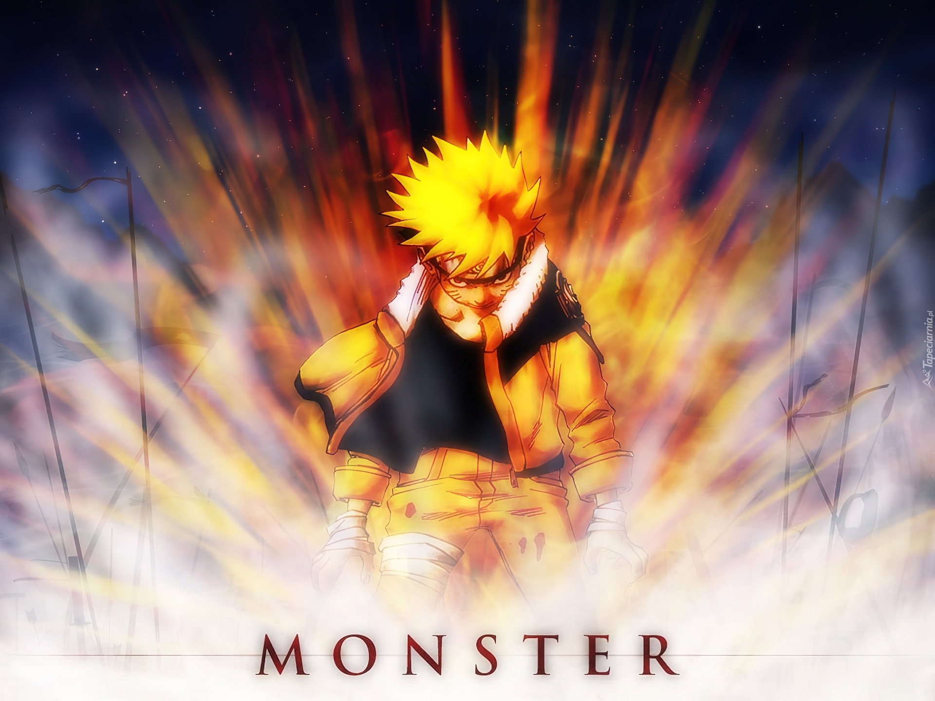 monster, człowiek, Naruto