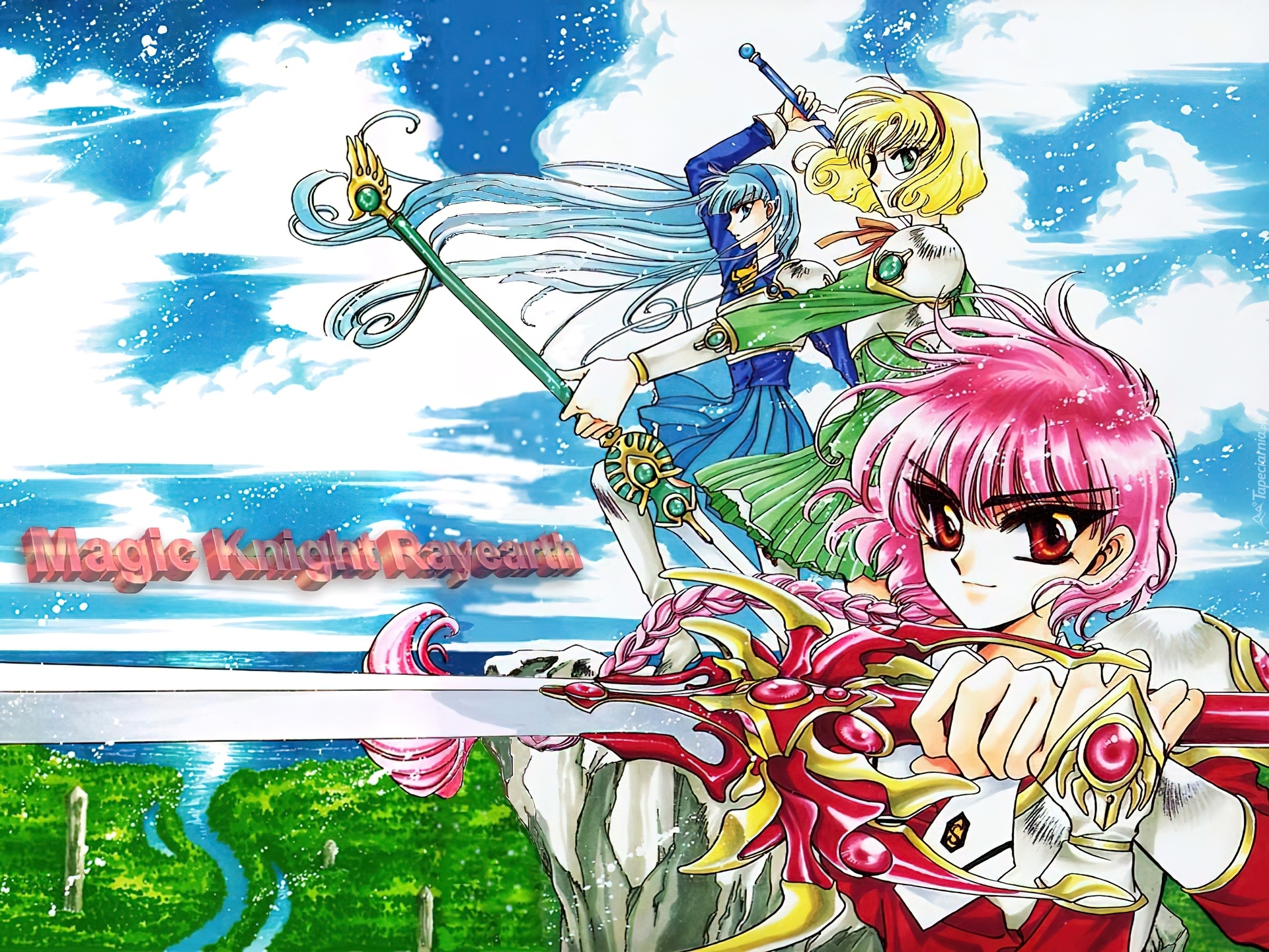 Magic Knight Rayearth, kobieta, miecz