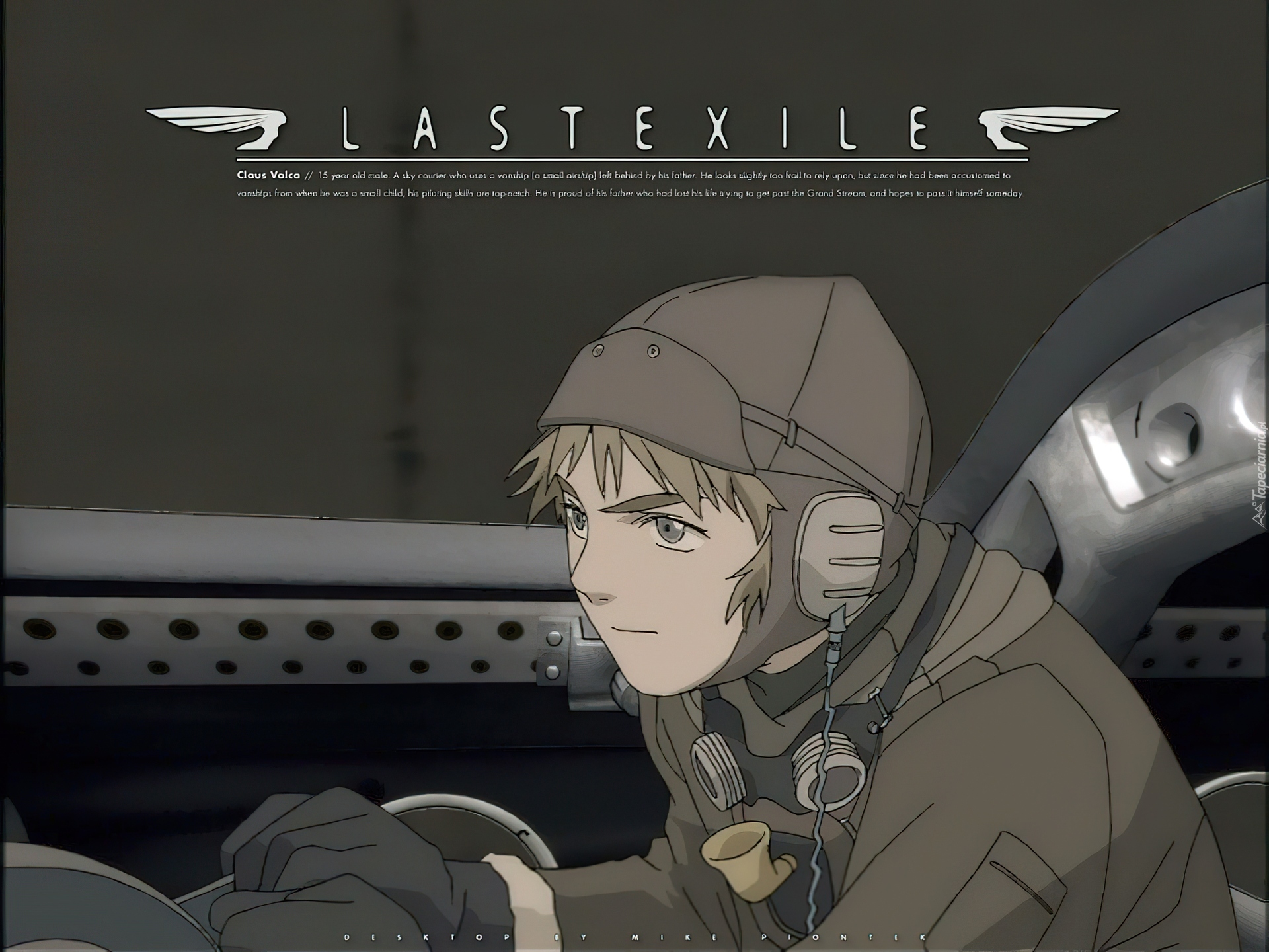 Last Exile, pilot, samolot