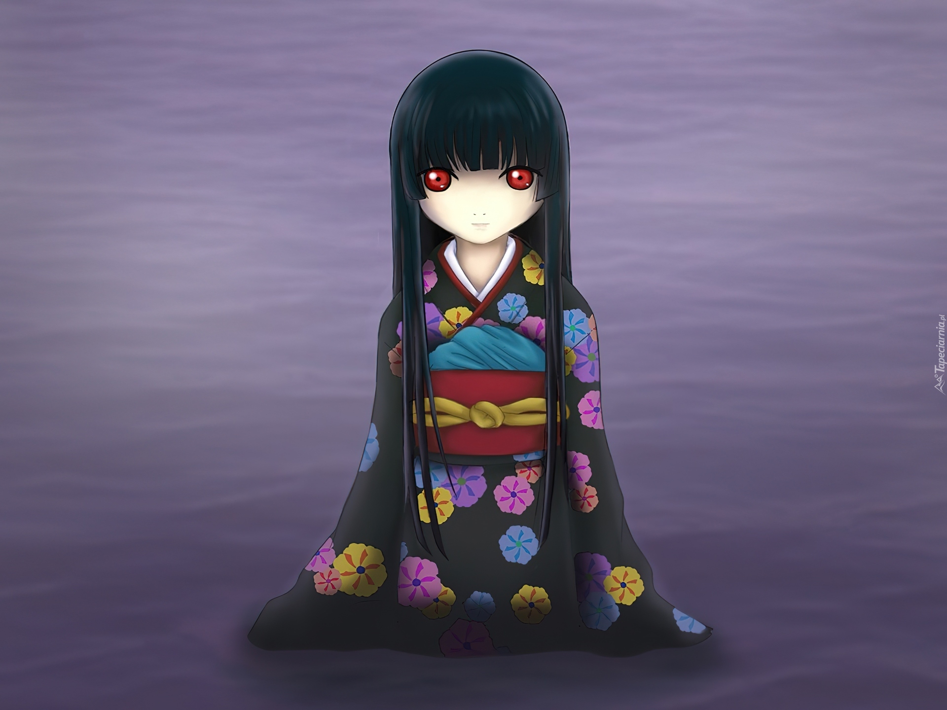 Jigoku Shoujo, kobieta, kimono