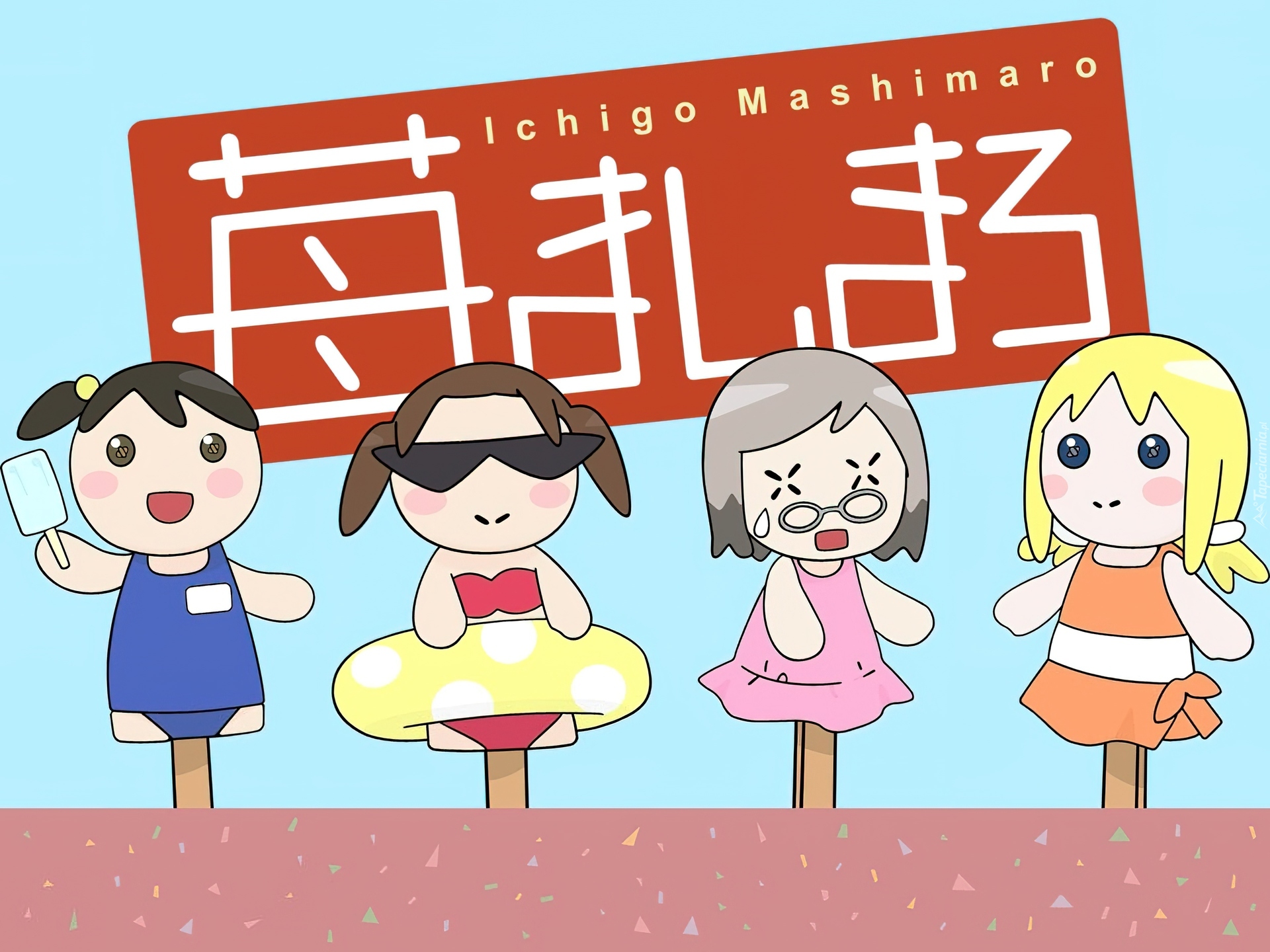 Ichigo Mashimaro, pacynki, kukiełki, zabawki