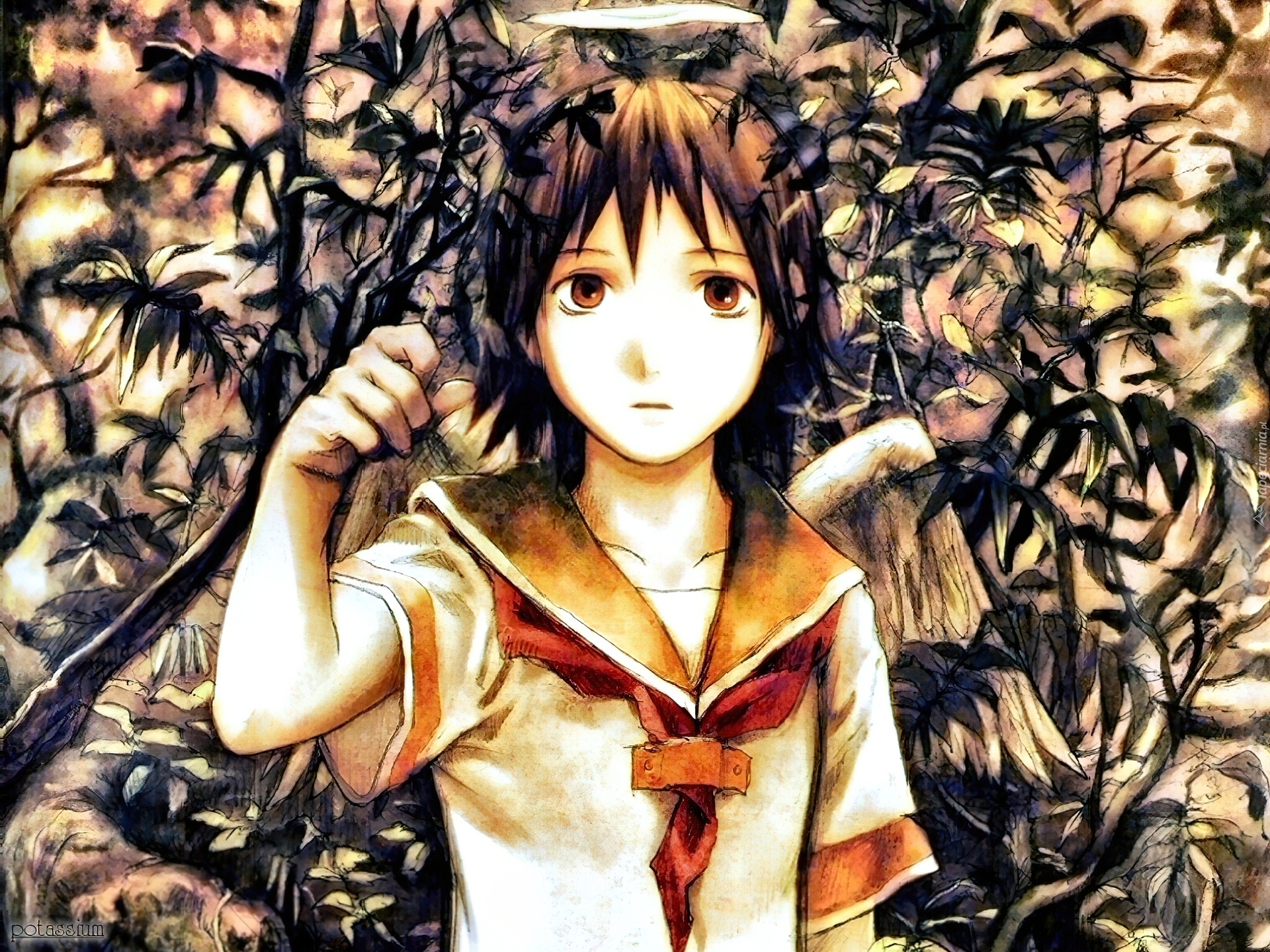 Haibane Renmei, kobieta, anioł