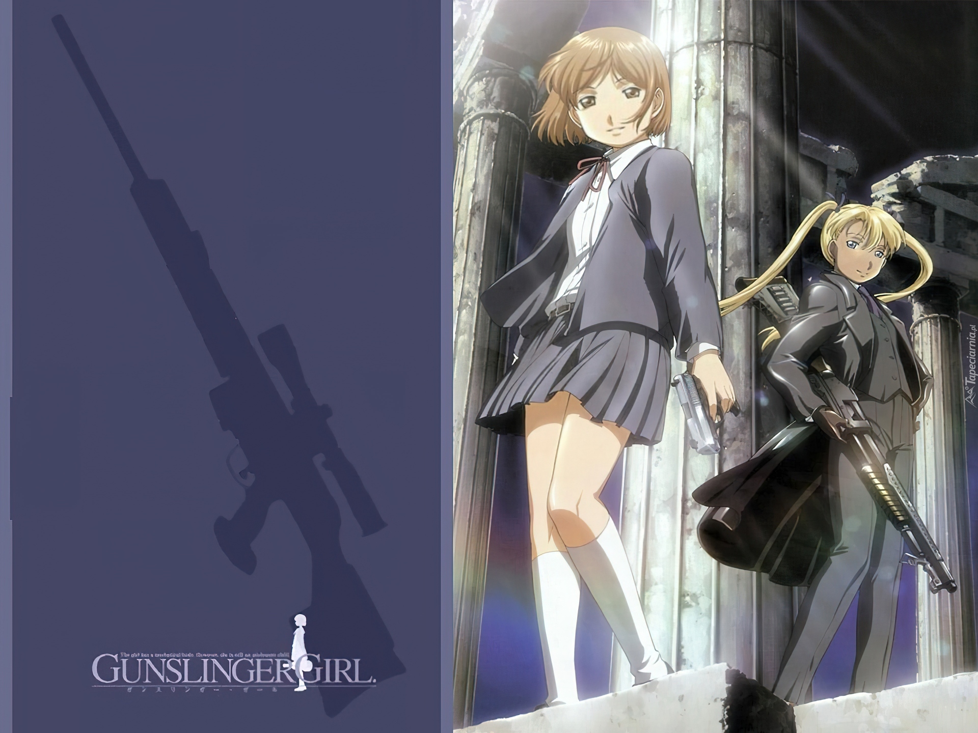 Gunslinger Girl, kobiety, broń, karabin