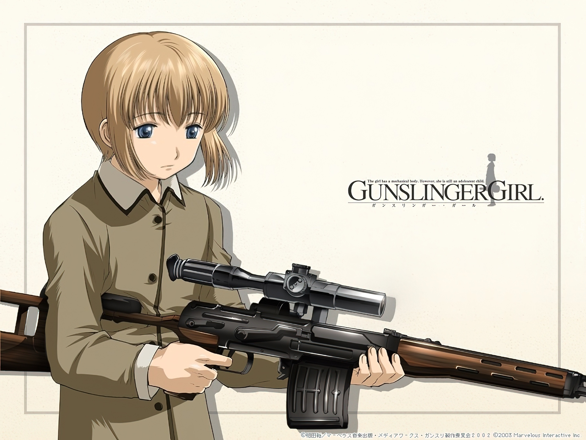 Gunslinger Girl, kobieta, snajperka, karabin