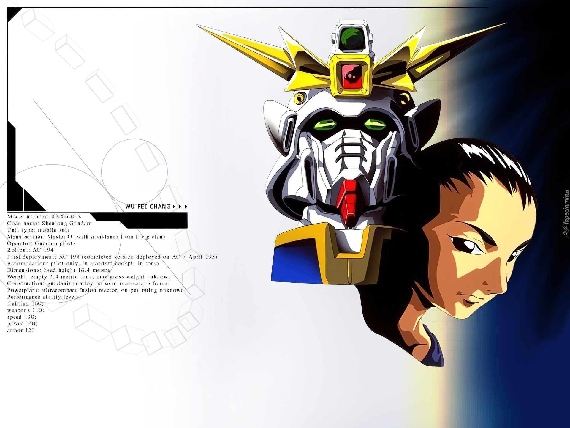 Gundam Wing, maska, twarz