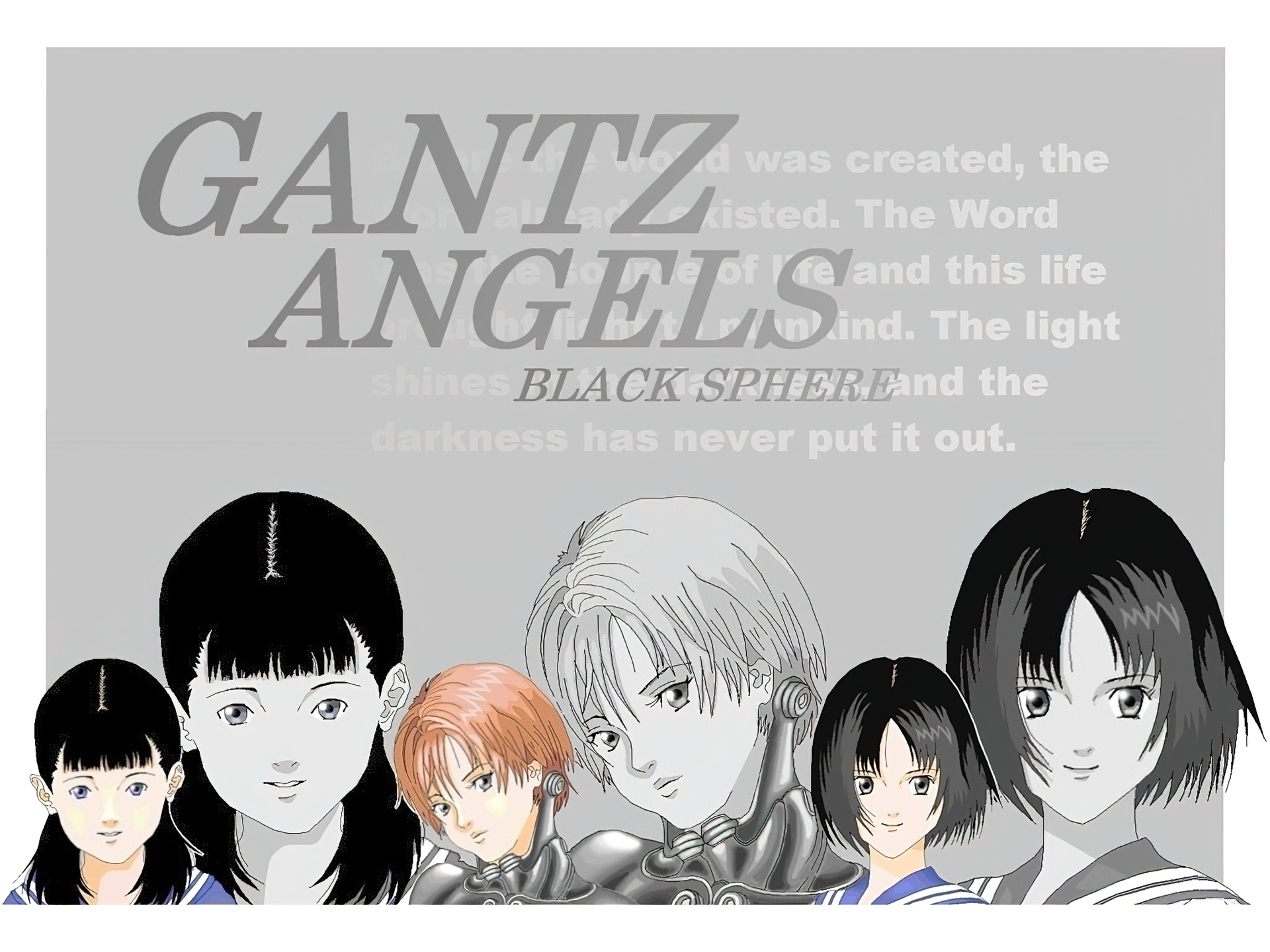 Gantz, angels, dziewczyny, twarze