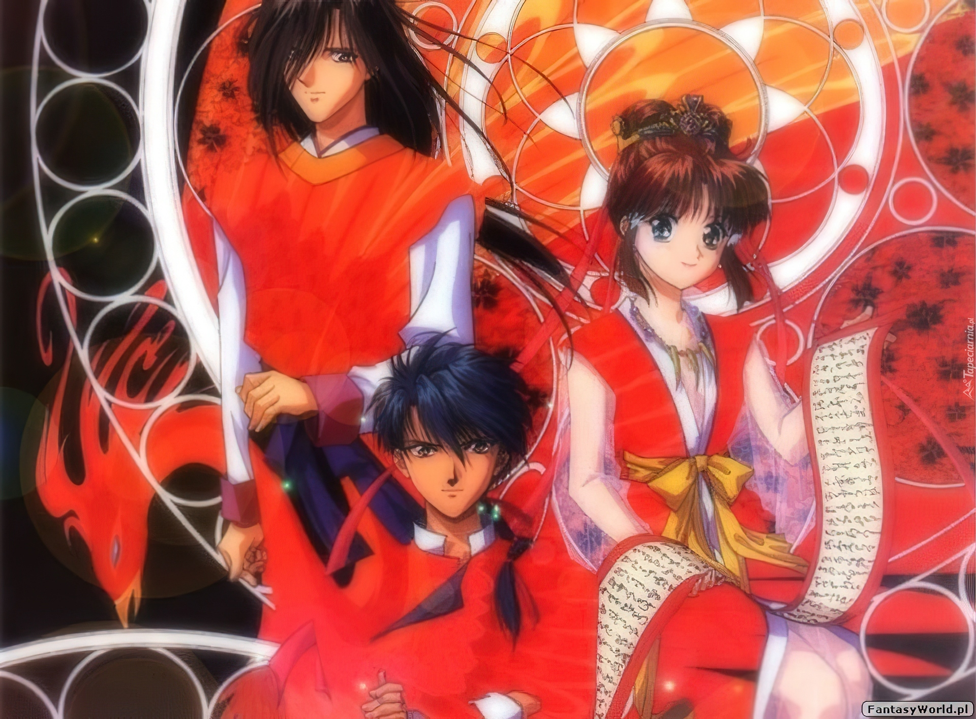 Fushigi Yuugi, ludzie, papirus