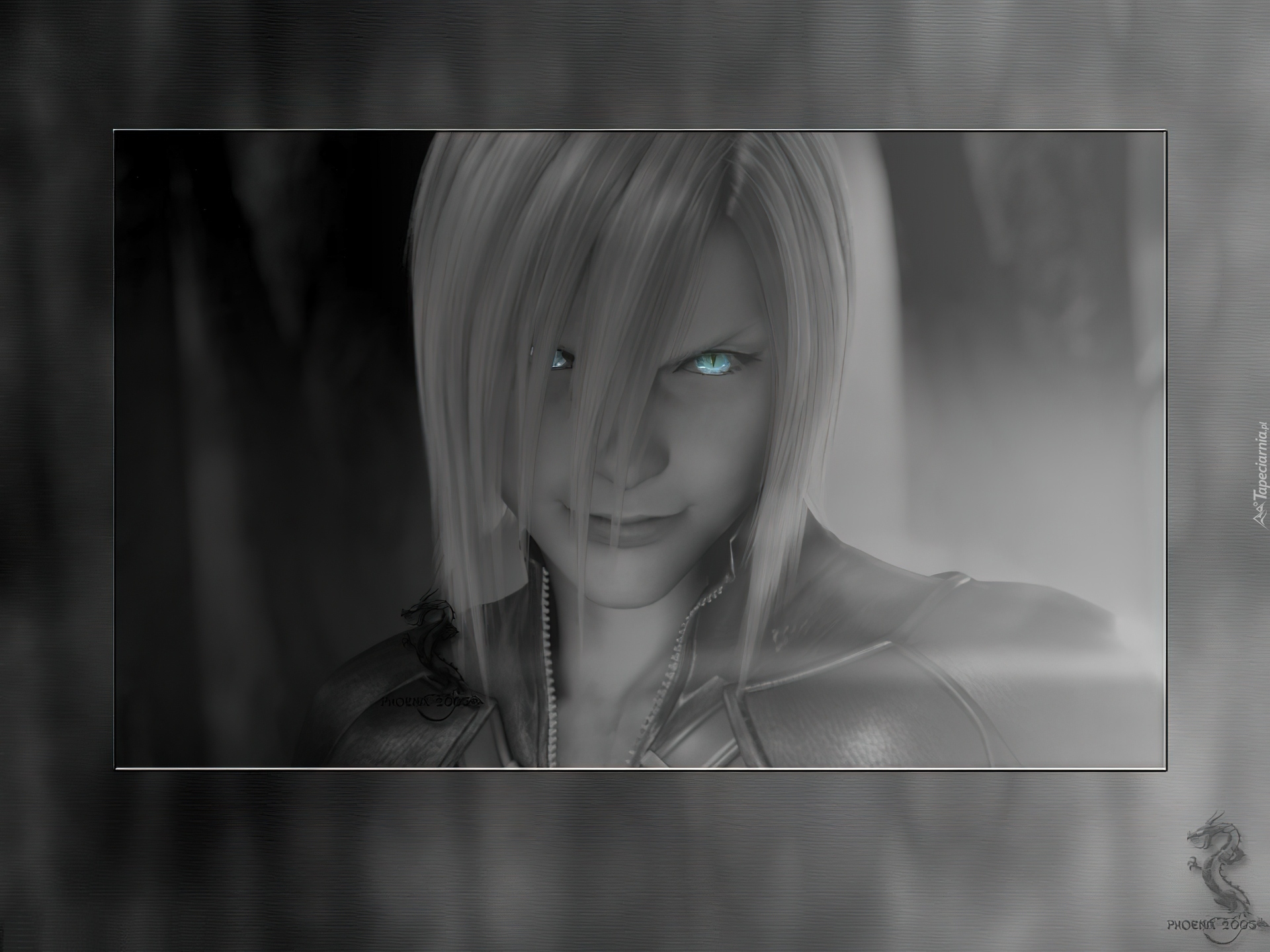 facet, Ff 7 Advent Children, oczy, osoba, twarz