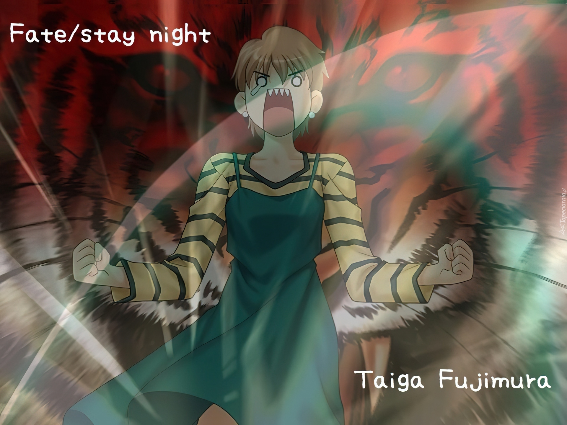 Fate Stay Night, postać, płacz, sukienka