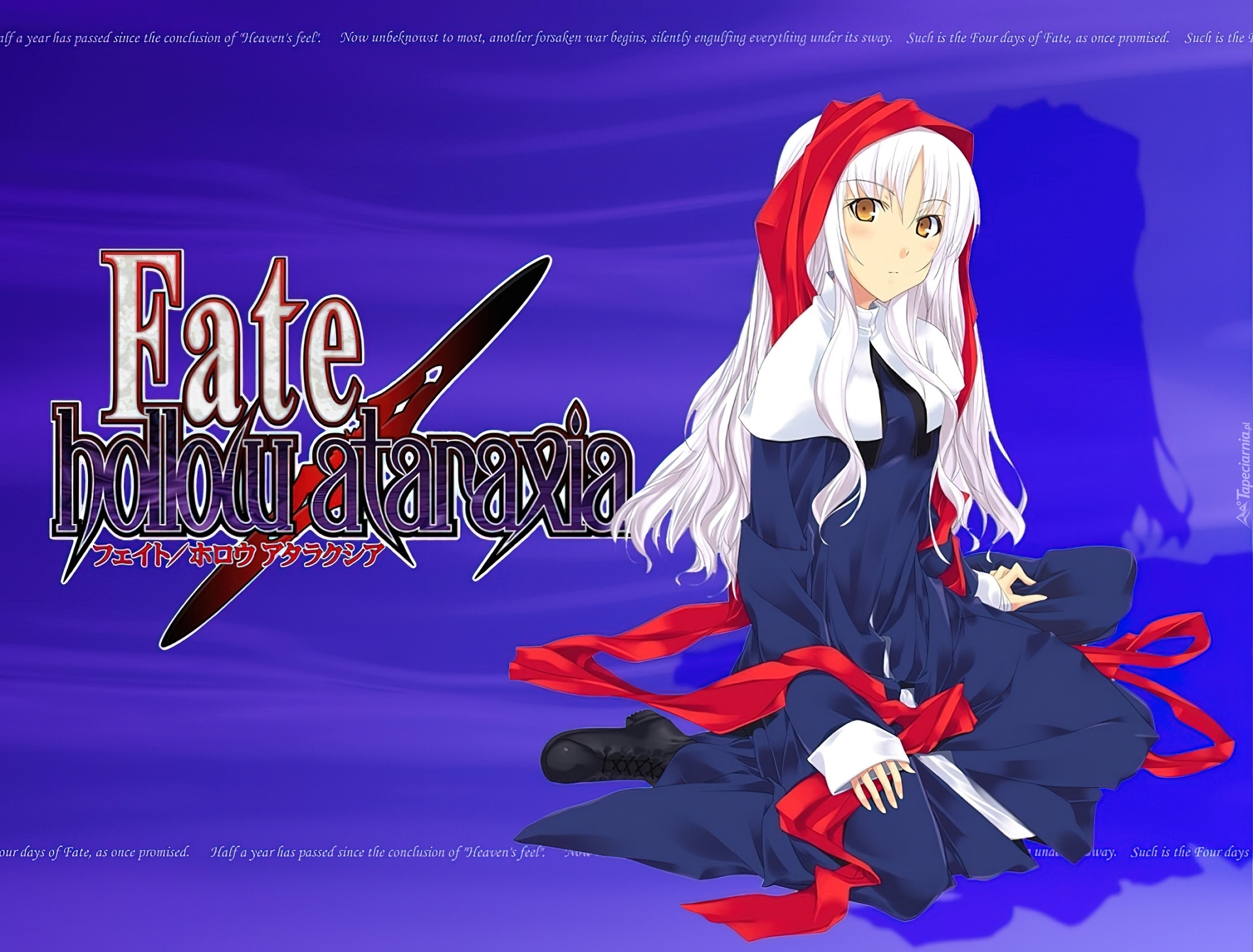 Fate Stay Night, napisy, kobieta, suknia