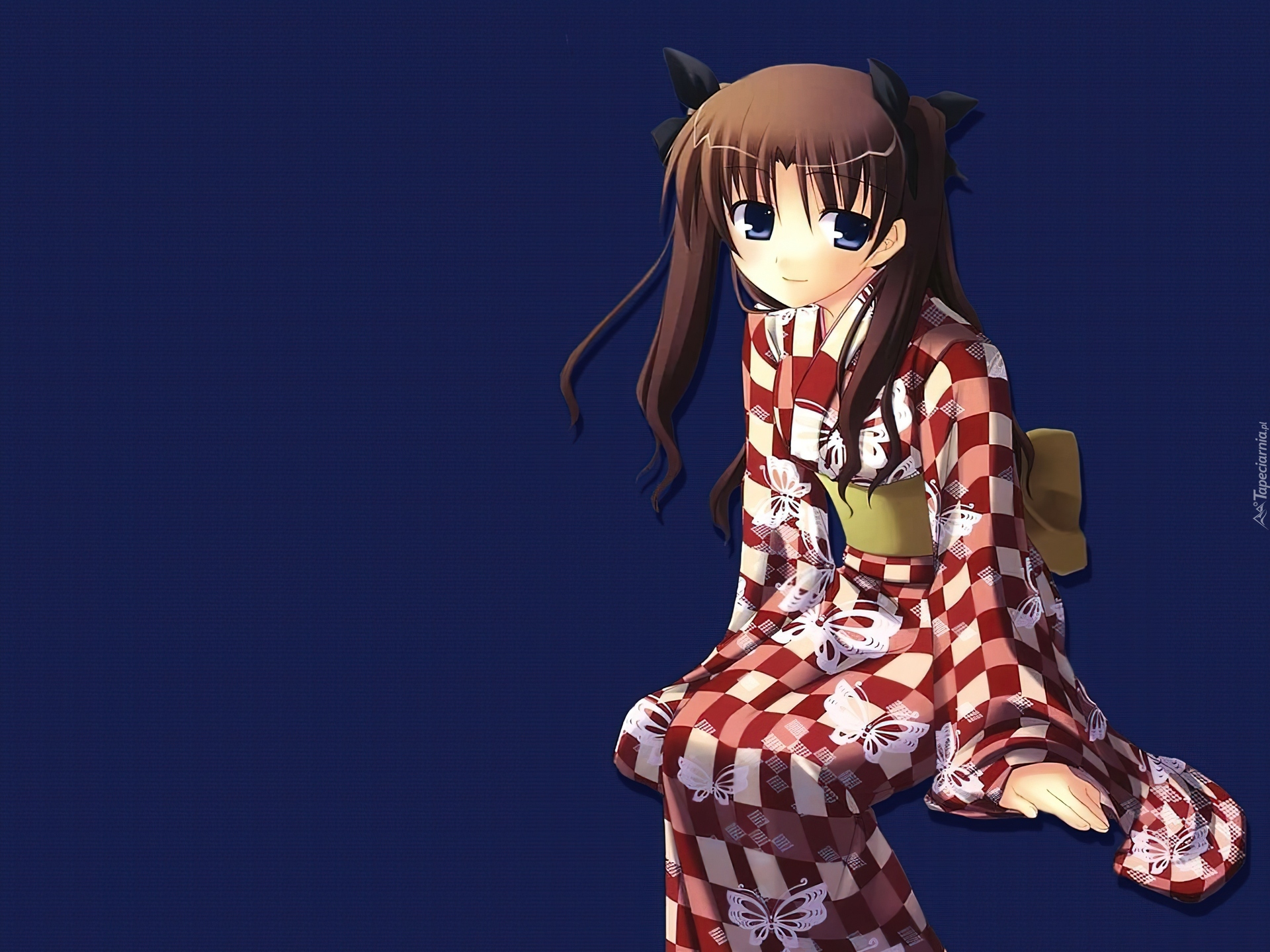 Fate Stay Night, kobieta, kimono