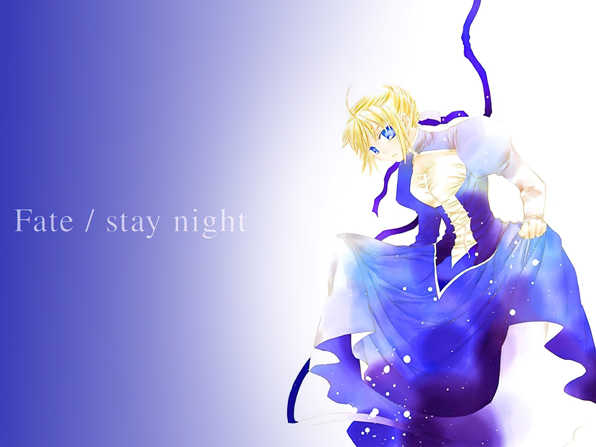 Fate Stay Night, kobieta, suknia