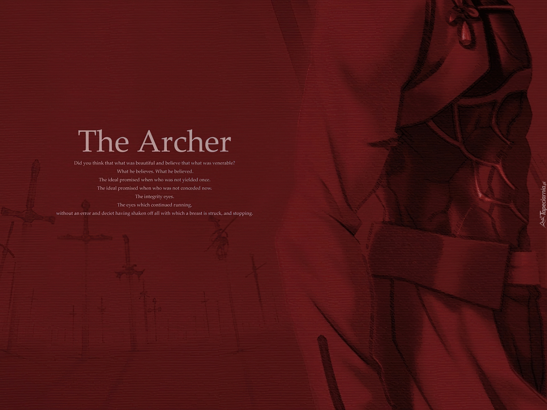 Fate Stay Night, the Archer, postać
