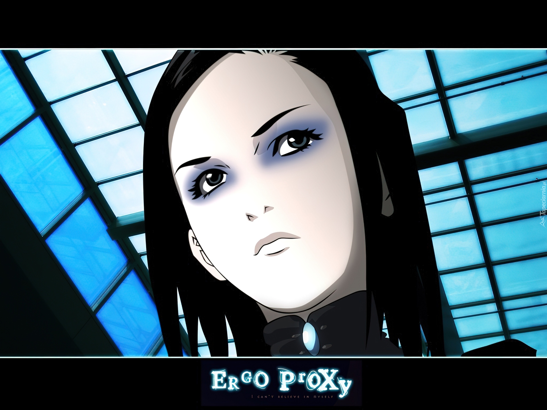 Ergo Proxy, makijaż, okna, dziewczyna