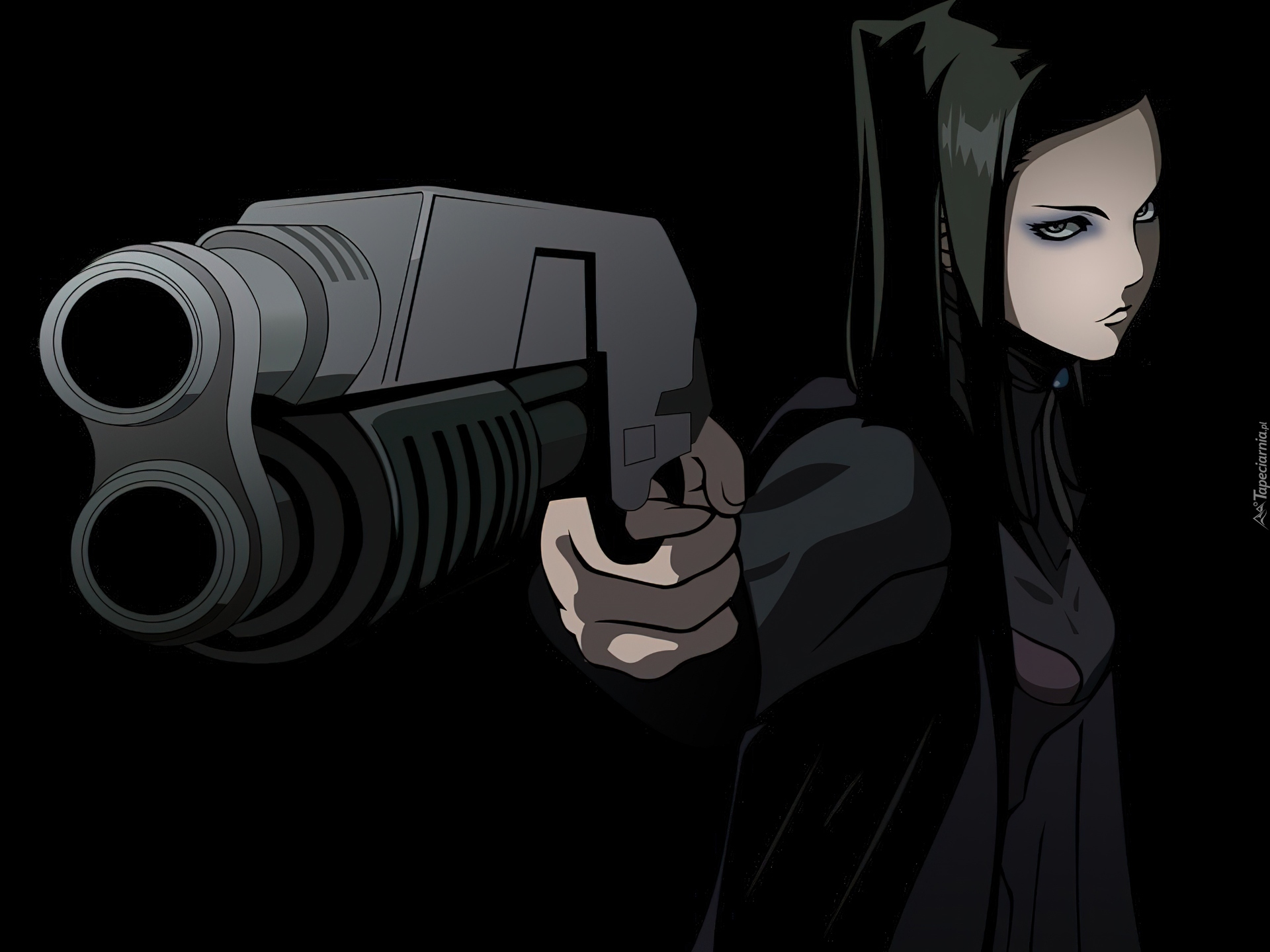 Ergo Proxy, pistolet, dziewczyna, złość