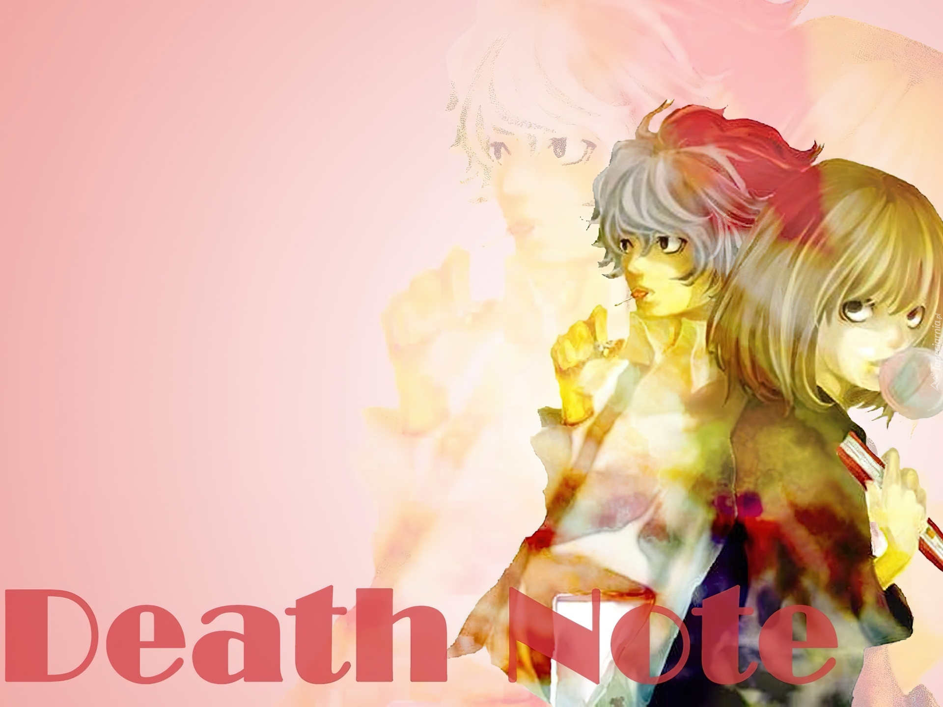 Death Note, dzieci, balon, guma, napis