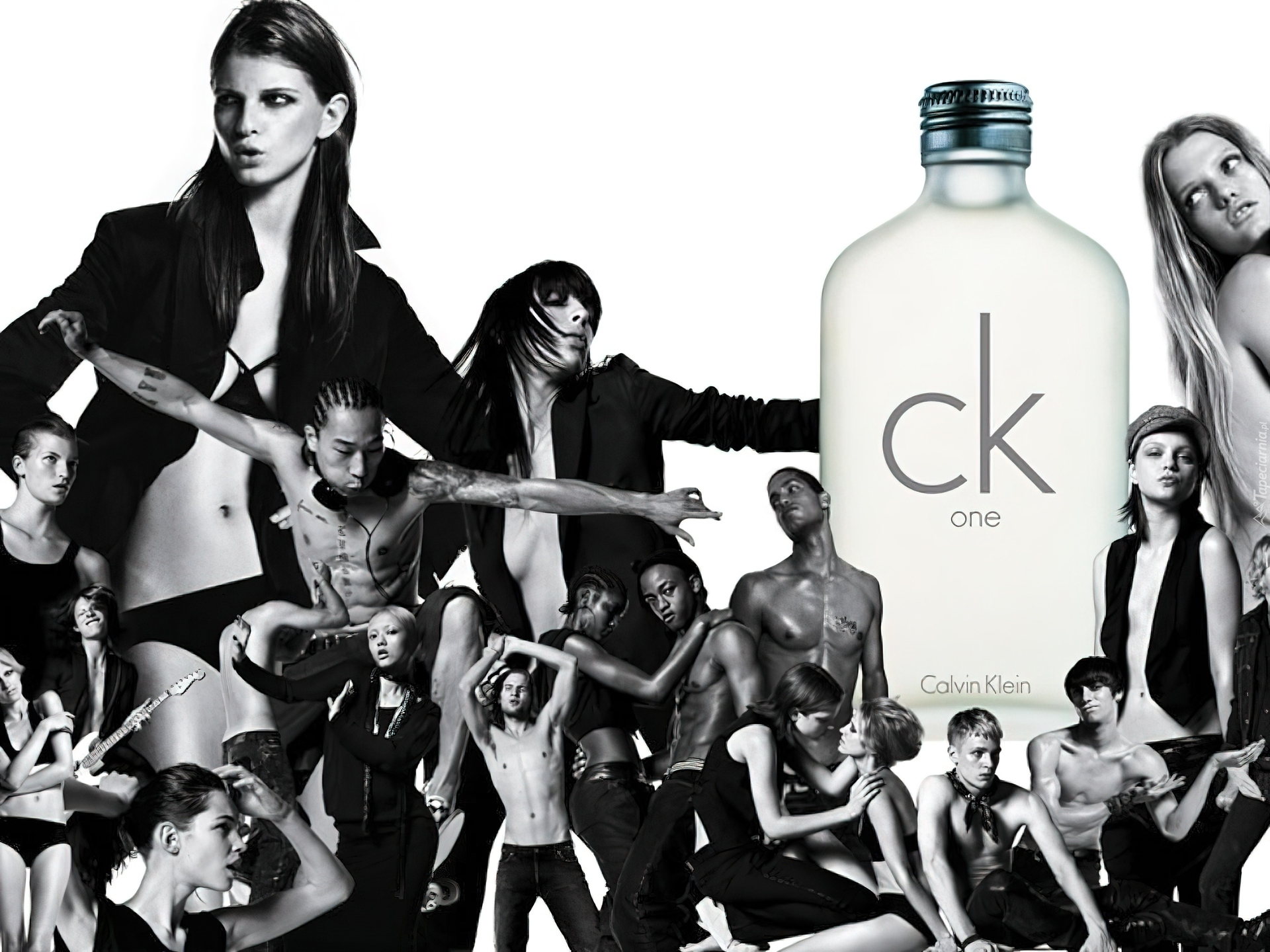 Calvin Klein, one, perfumy, flakon, ludzie, perfum, ck