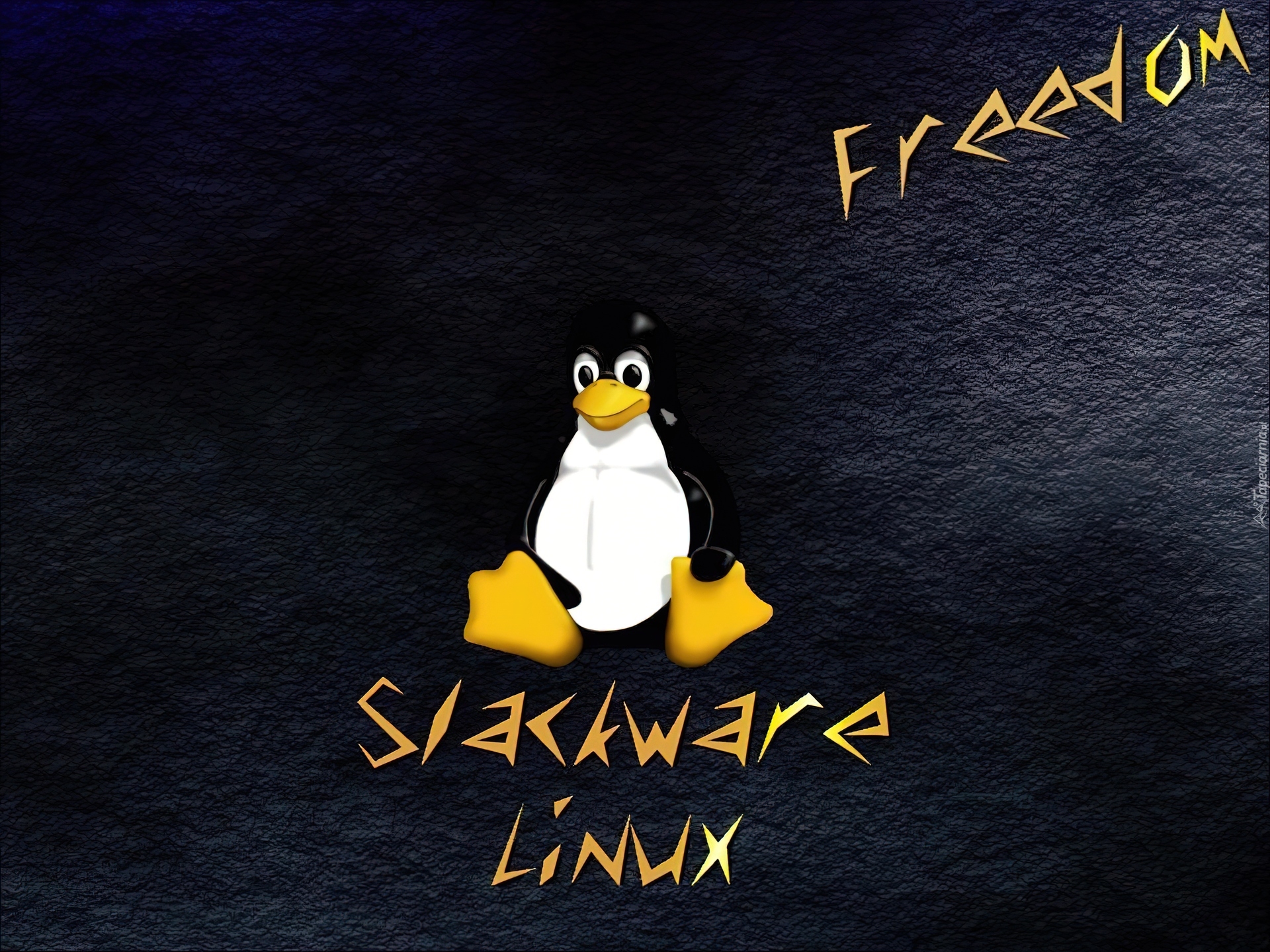 Linux, pingwin, grafika