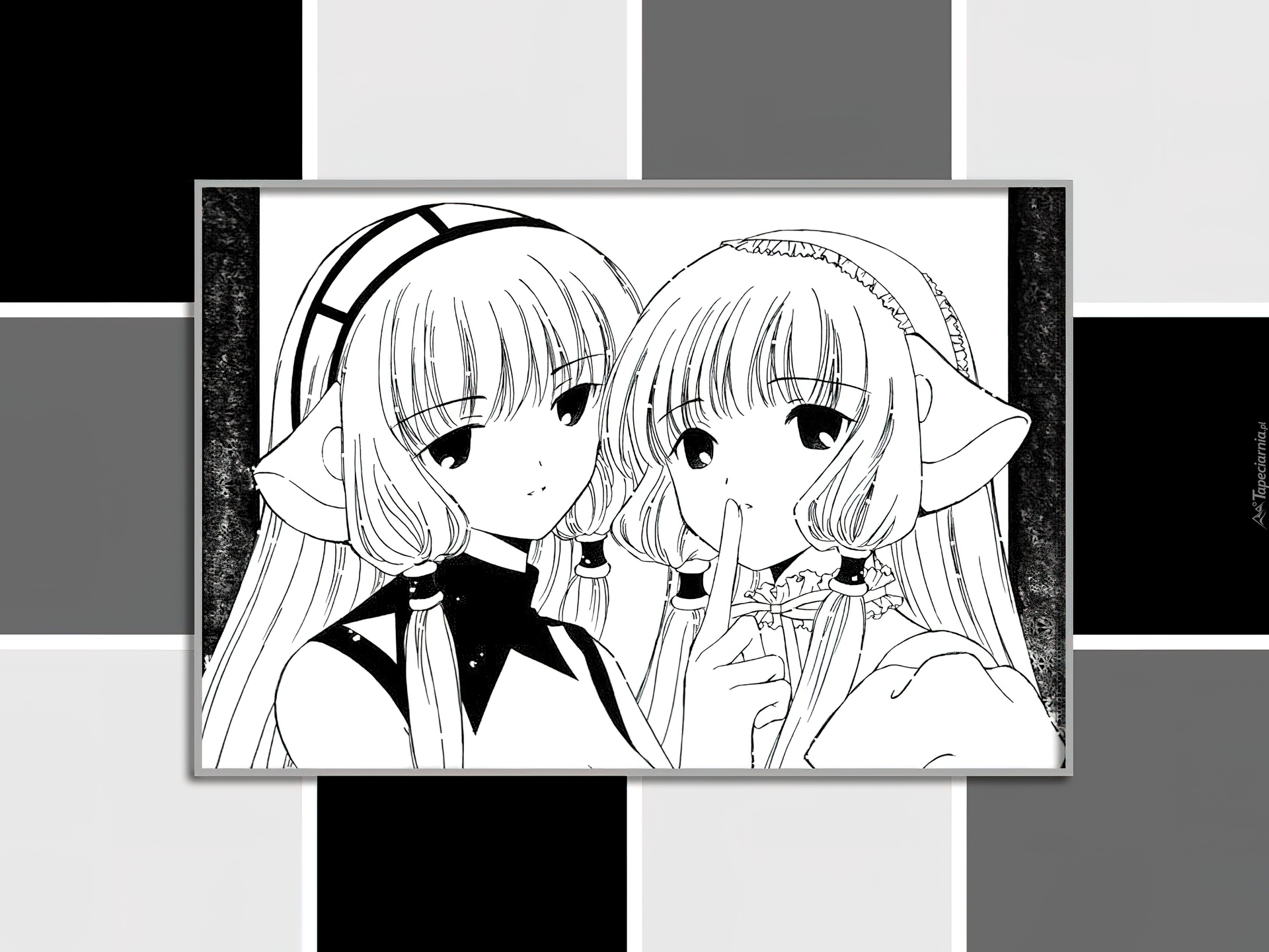 Chobits, kobiety, szkic, zarys