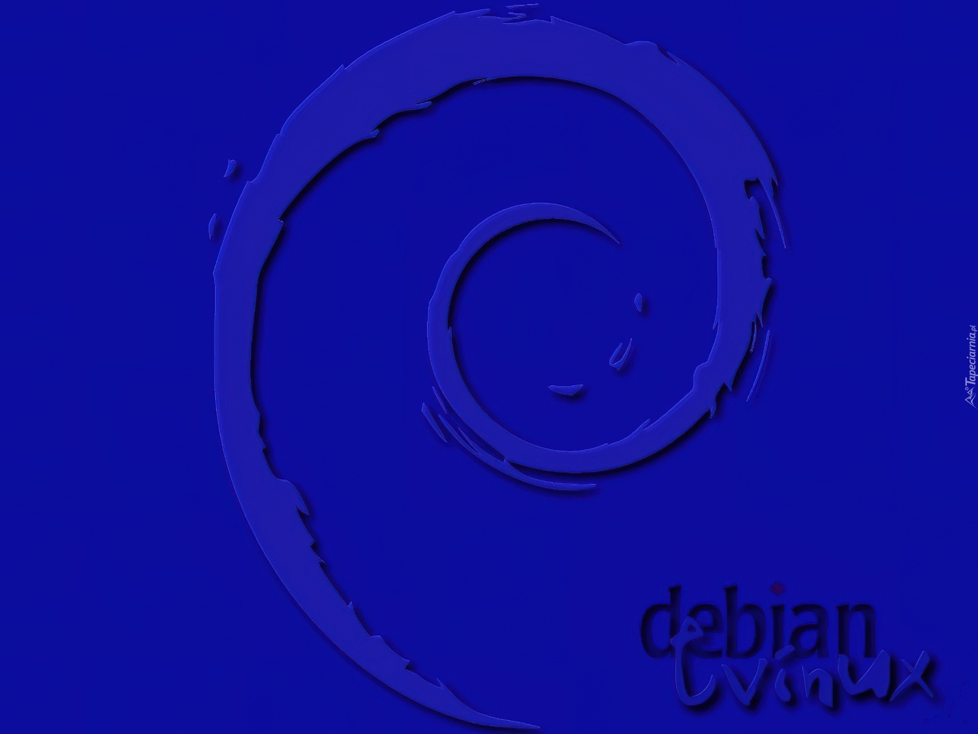 Linux Debian, zawijas, muszla, ślimak