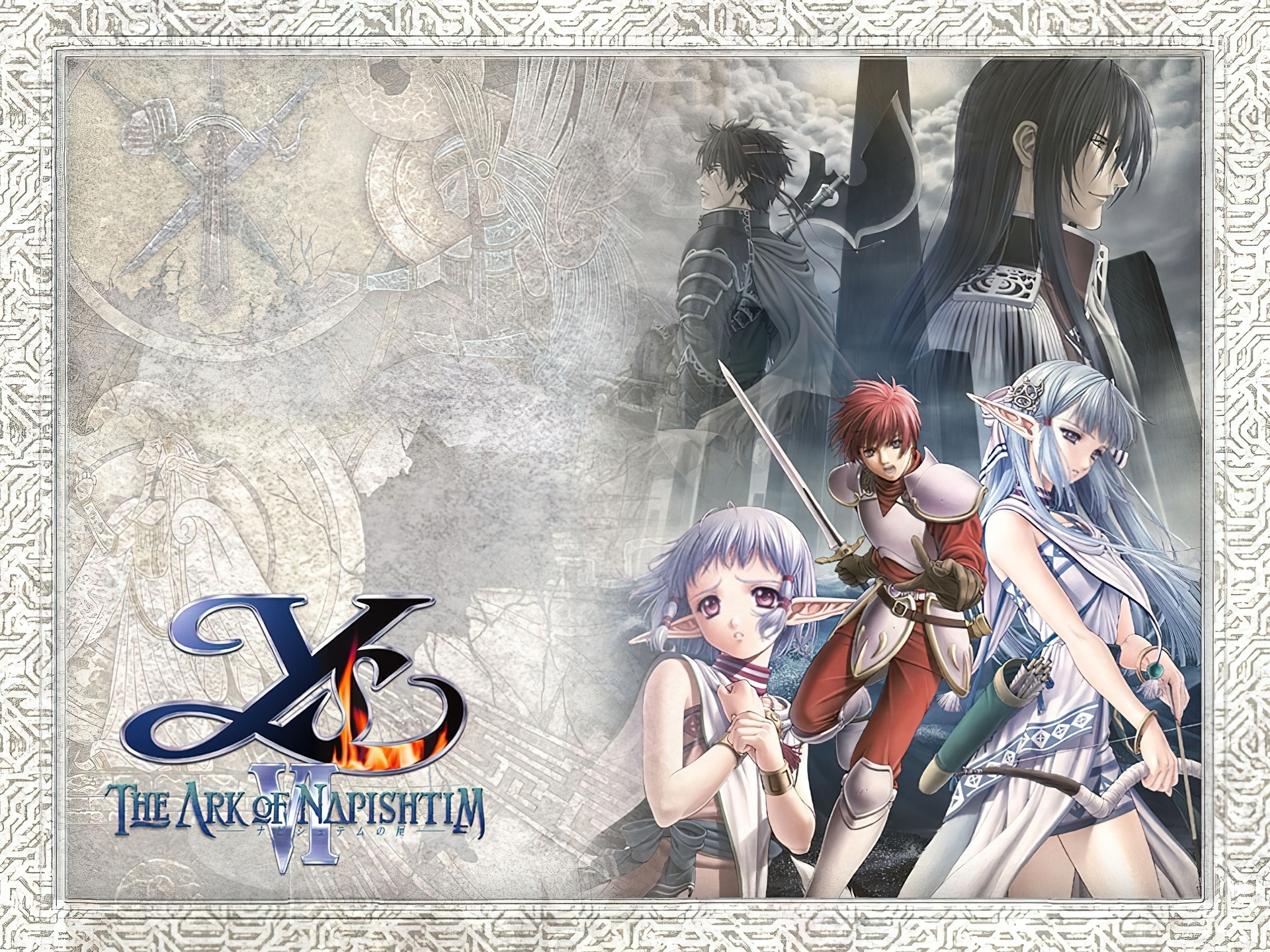 Ys Vi The Ark Of Napishtim, postacie, grafika, manga