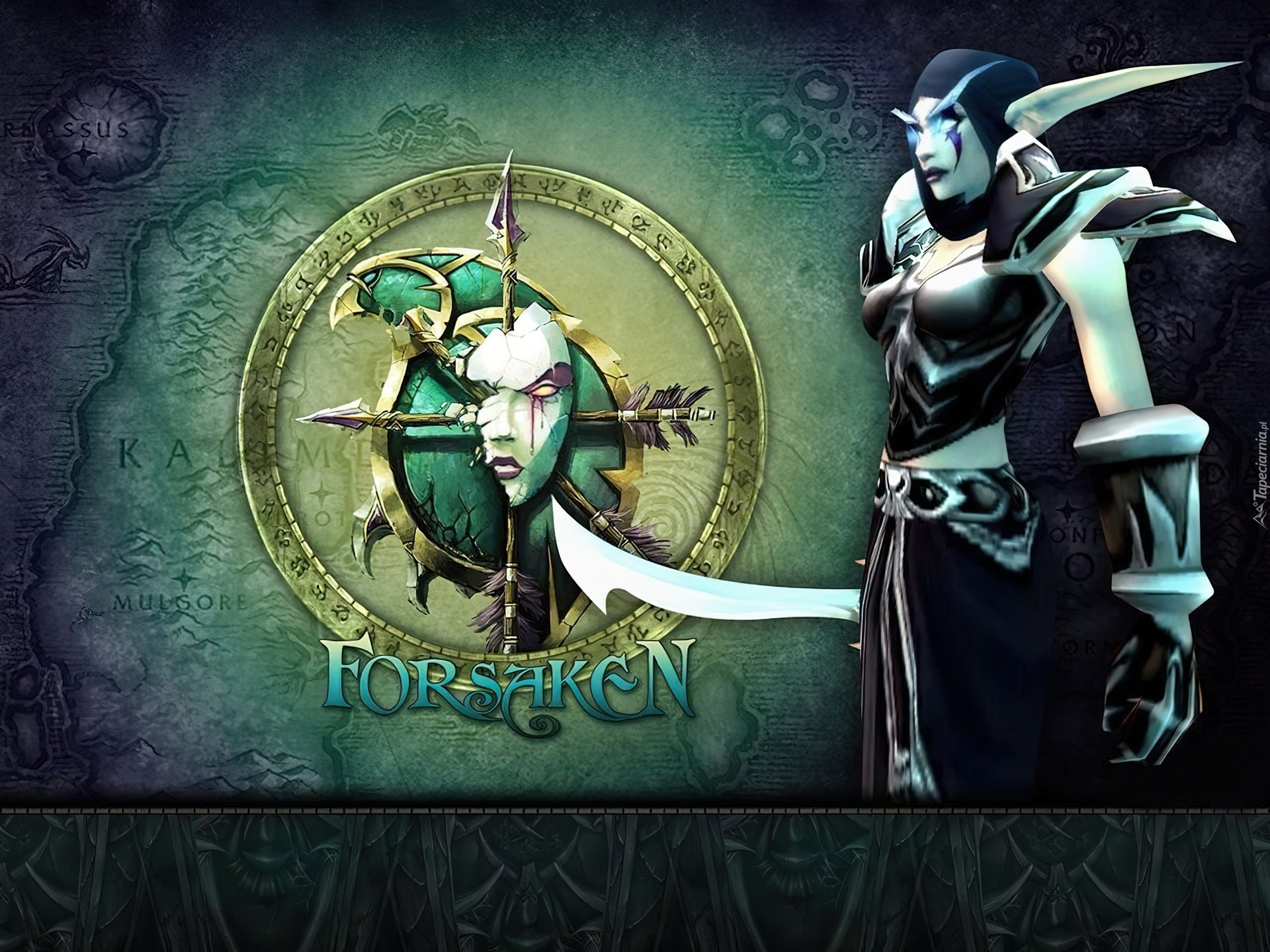 World Of Warcraft, kobieta, elf, fantasy