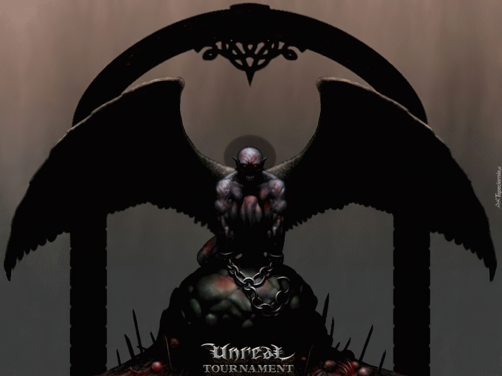 Ut 2004, demon, skrzydła, łańcuch, fantasy